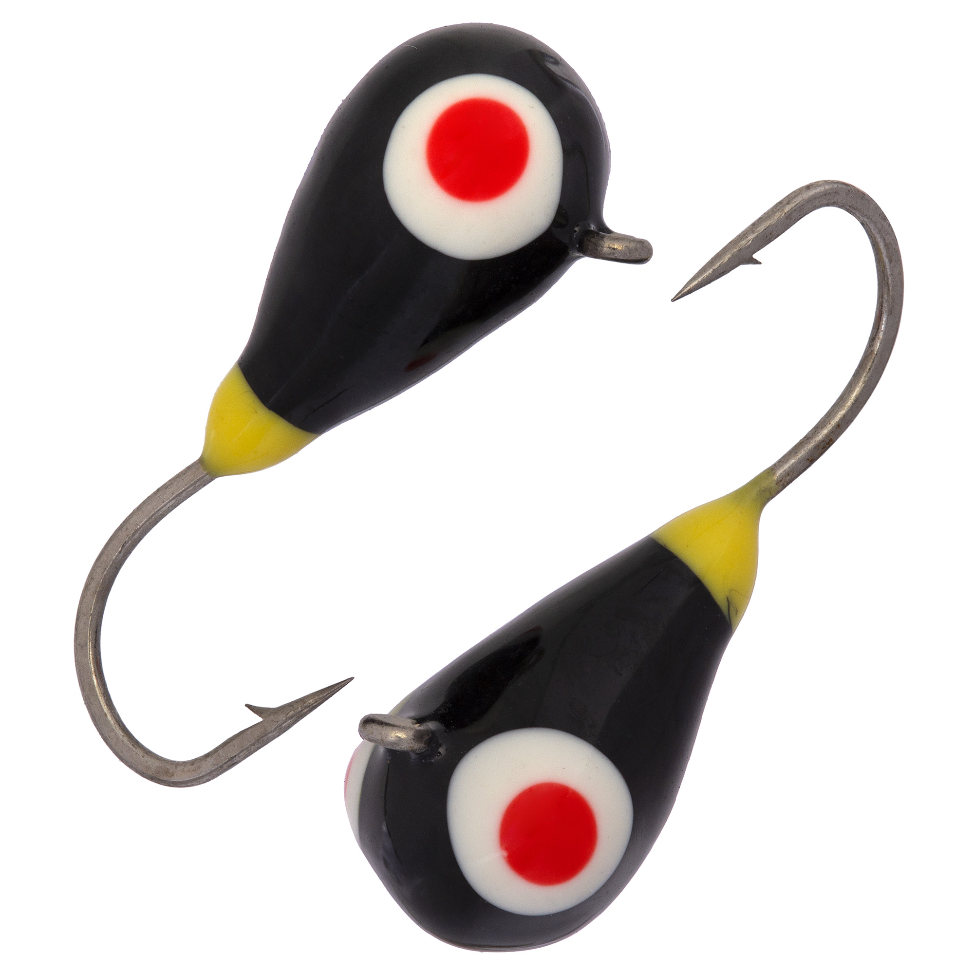 Капля с ушком d 3,0 мм, вес 0,5 гр, обмазка малек, черная /10 шт/