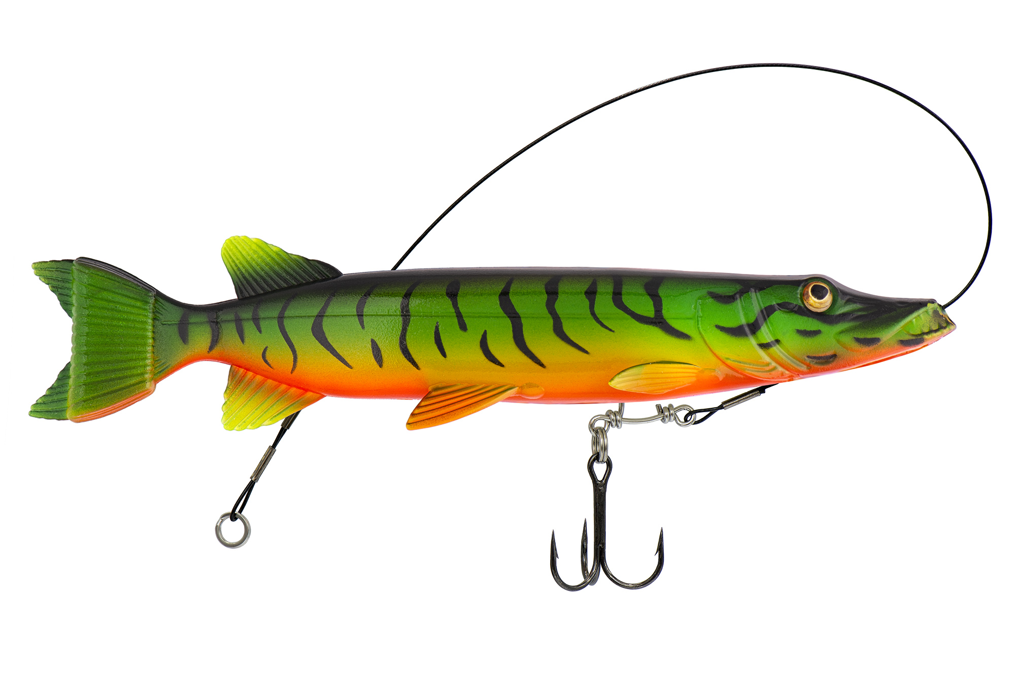 Виброхвост оснащенный KYODA LIVE PIKE, размер 190 мм, вес 60 гр, цвет 054, 1 шт