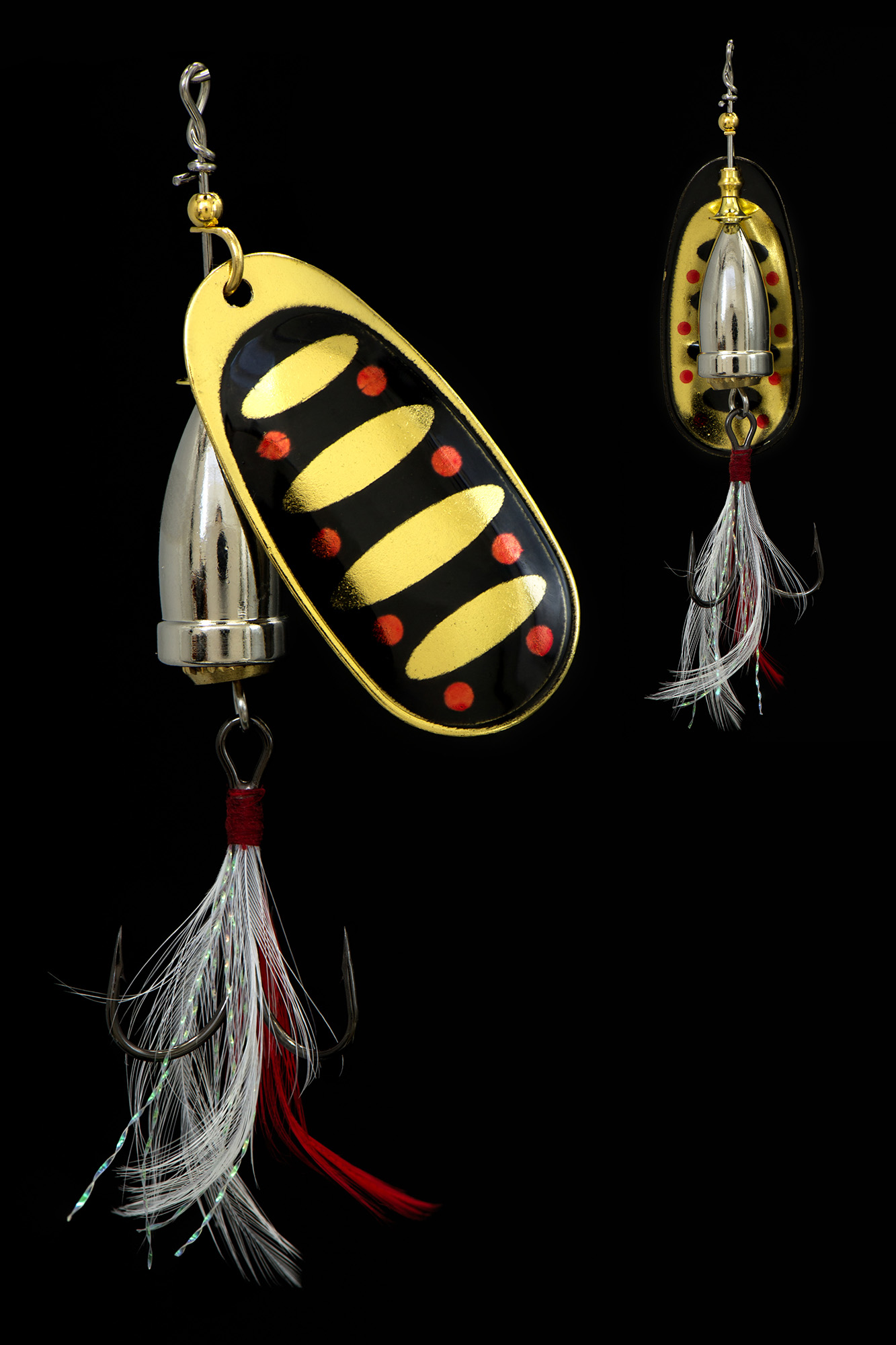 Блесна KYODA в индивидуальной упаковке, вращающаяся, размер 2, вес 6,0 гр, цвет 001