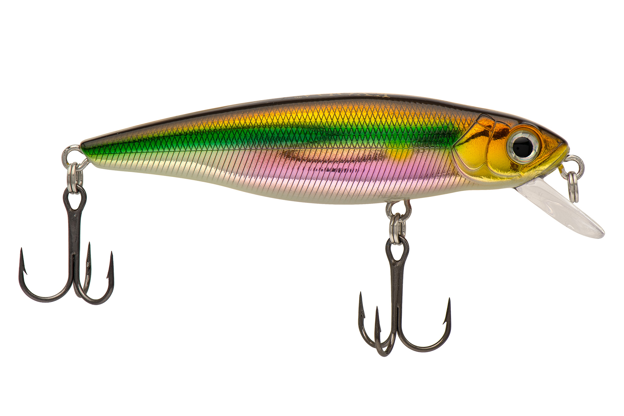 Воблер KYODA Globefish Minnow-66SP, длина 6,6 см, вес 7.0 гр, цвет P1244,  заглубление 0,5-1,0 м.