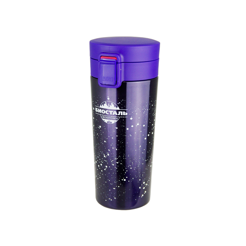 Термокружка NMT-400N (BIOSTAL-CROSSTOWN), емкость 0,40л, цвет: ночное небо Термокружка NMT-400N (BIOSTAL-CROSSTOWN), емкость 0,40л, цвет: ночное небо