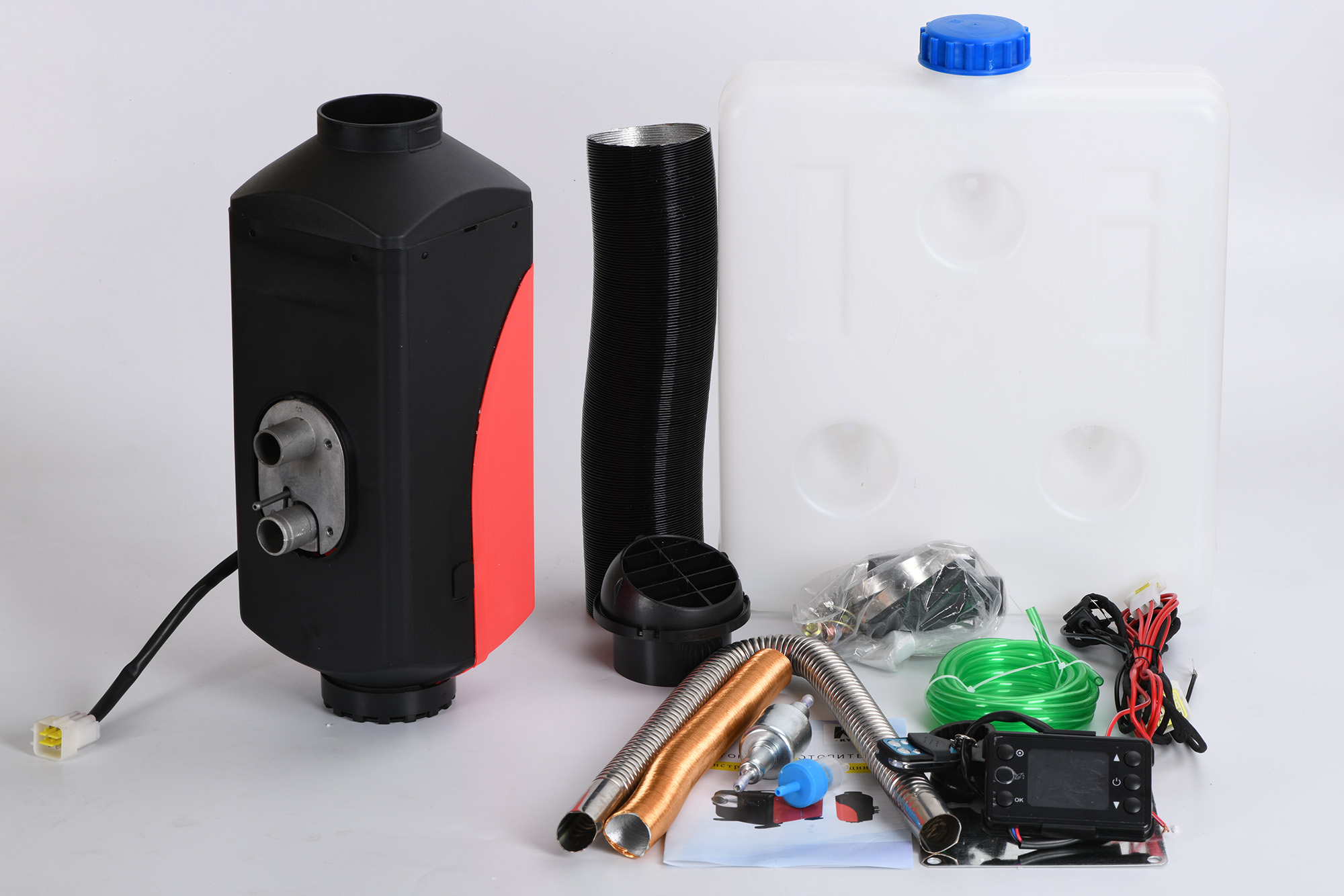 Автономный отопитель дизельный без корпуса (Фен Пластик) 24 вольт 5кВт.