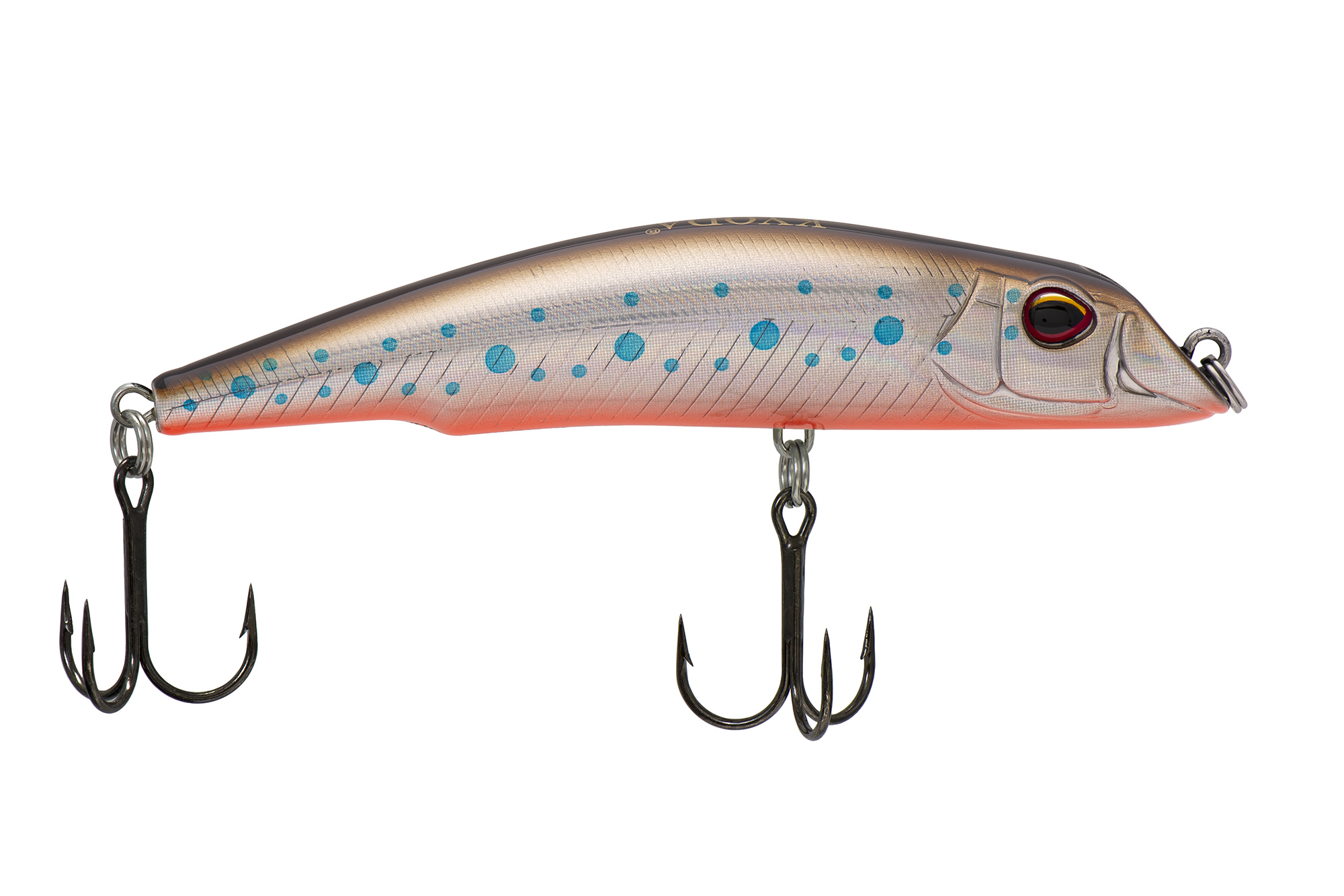 Воблер KYODA SHARK MINNOW-90F, длина 9 см, вес 12.0 гр, цвет P1042, заглубление 0,3-0,7м.