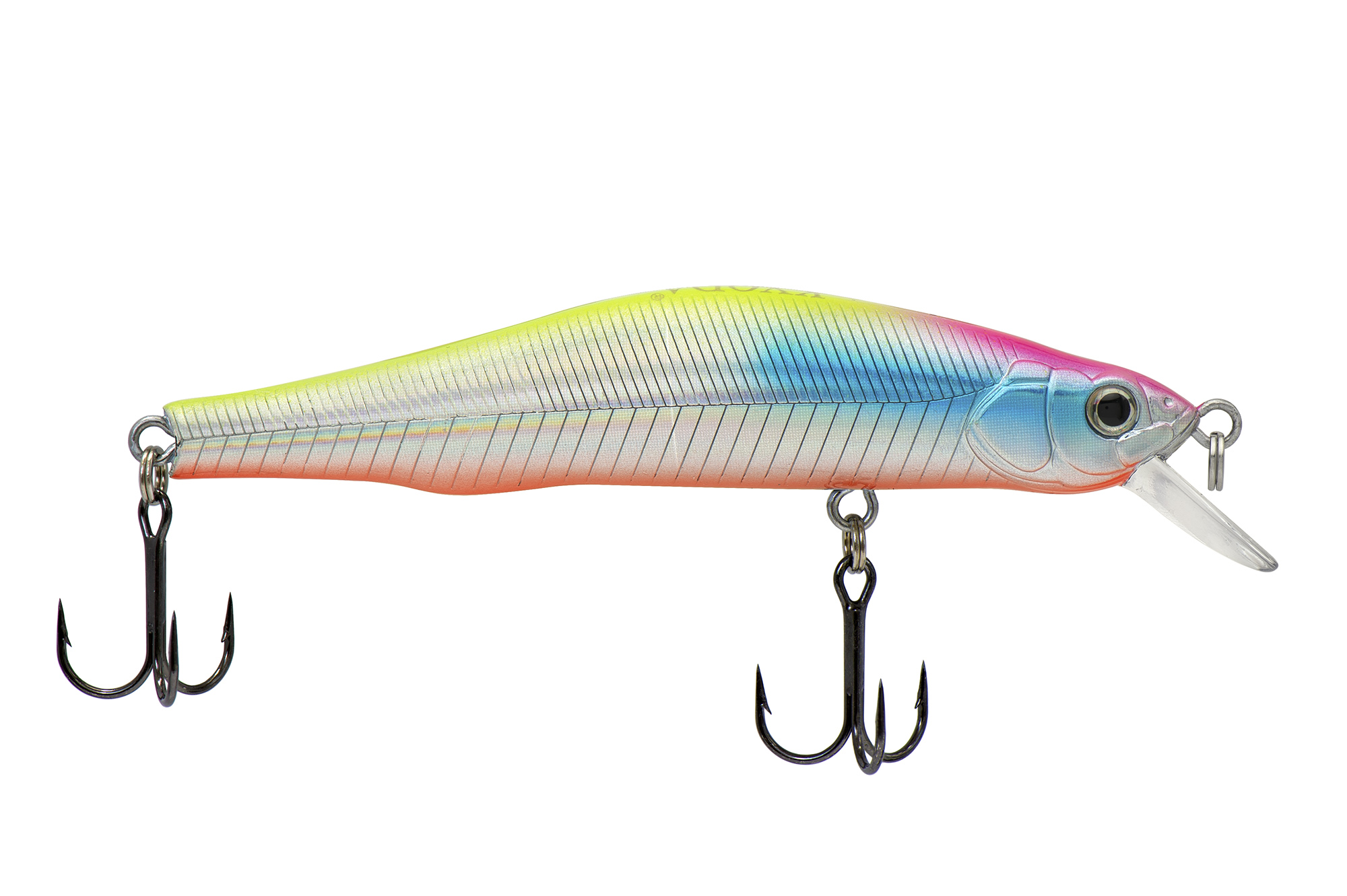 Воблер KYODA JARVIS MINNOW-90SR, длина 9,0 см, вес 10.5 гр, цвет P1050, заглубление 0,5-1,0м.