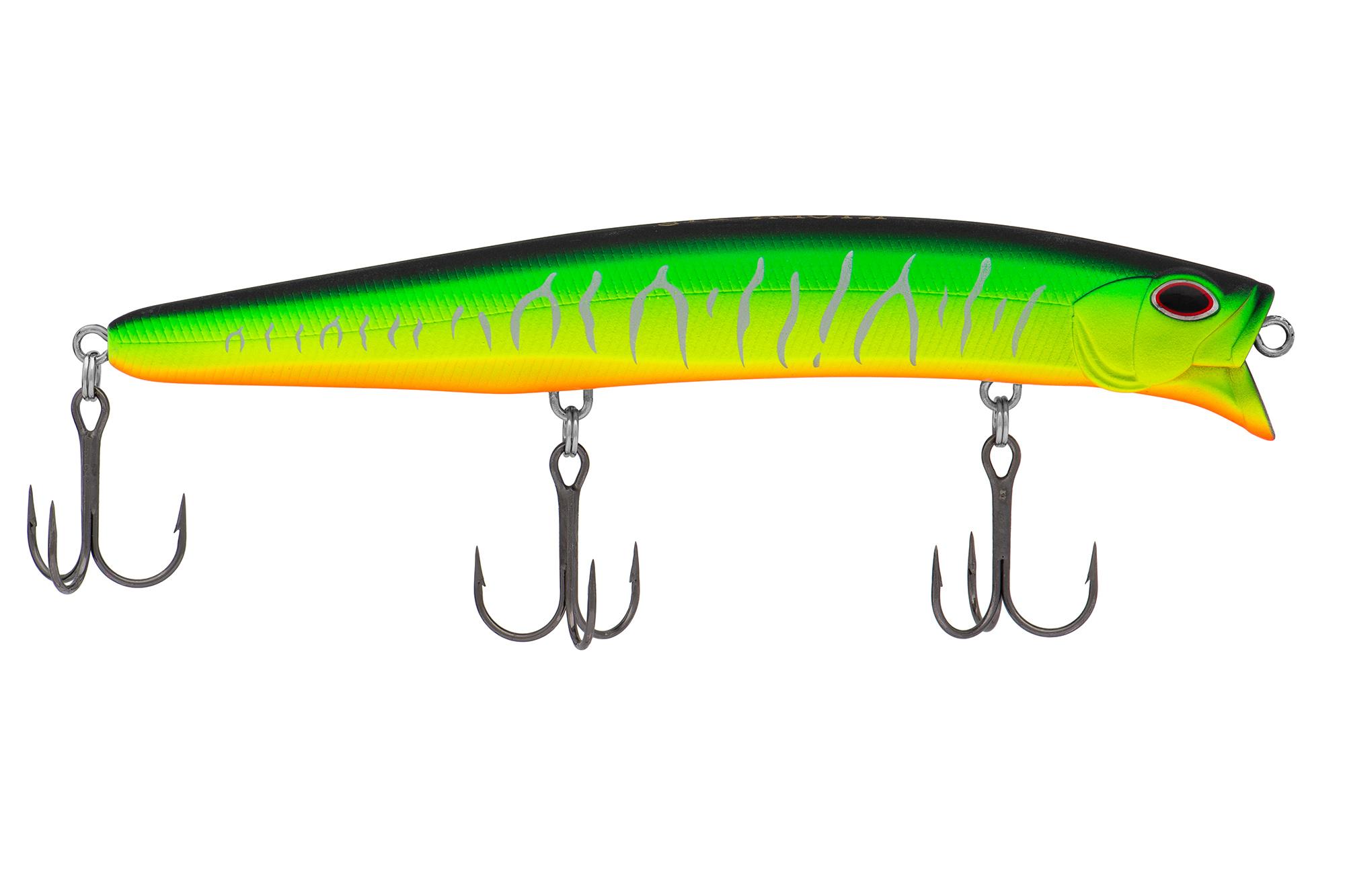 Воблер KYODA MEGA MINNOW-125F, длина 125 мм, вес 21,0  гр, цвет P1857, заглубление 0 - 0,8 м.