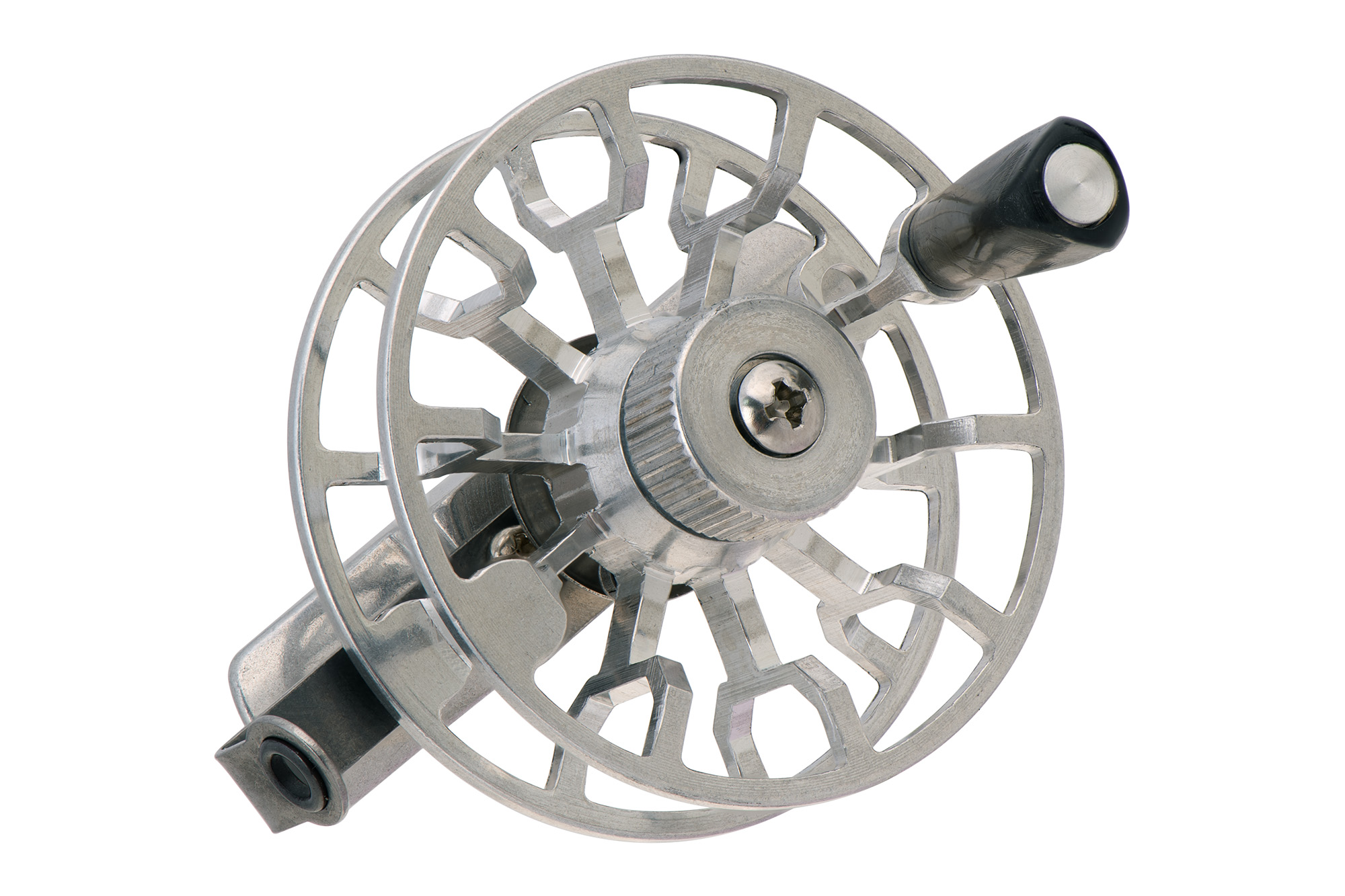 Катушка инерционная "CONDOR", D55 (35) mm, металл, с лескоукладывателем