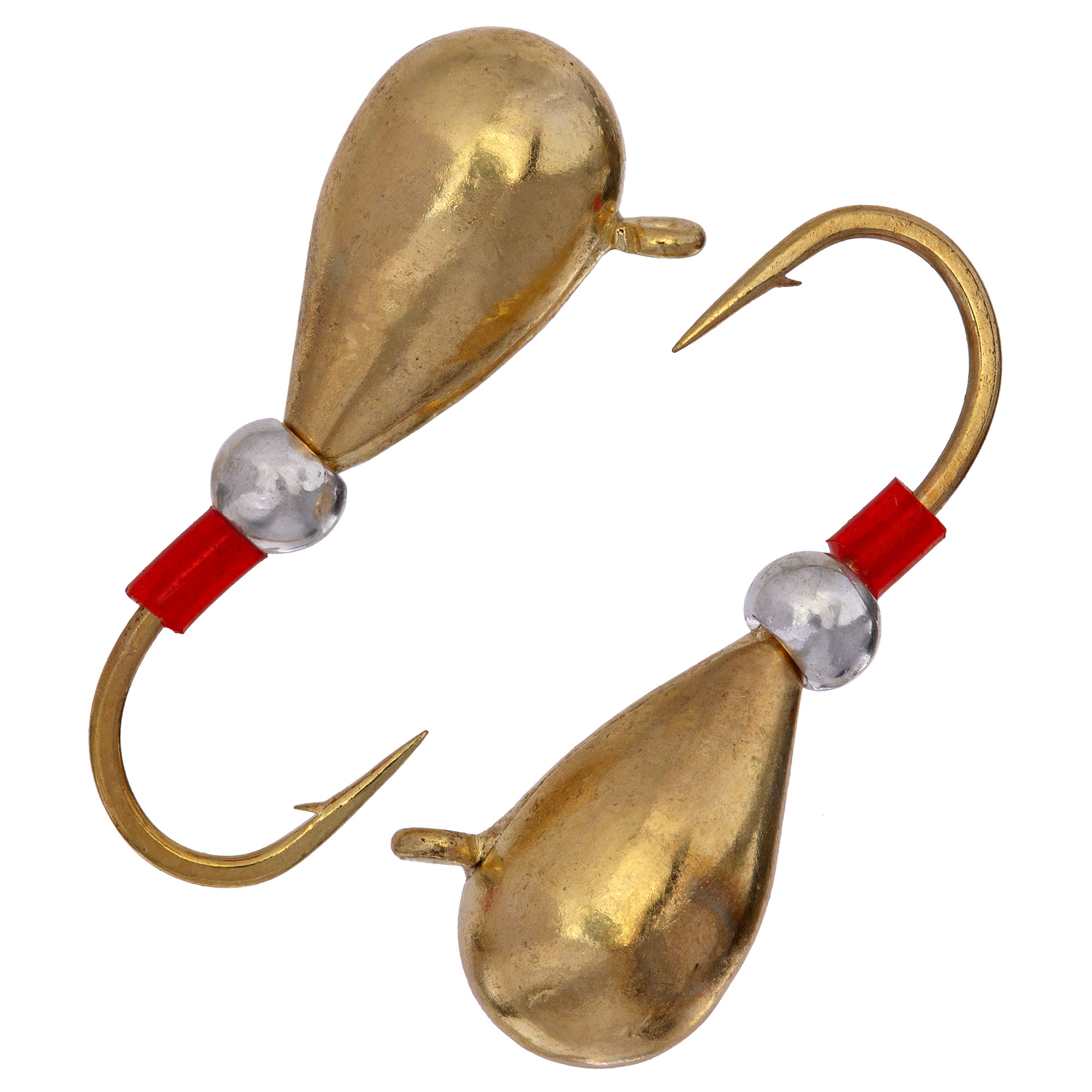 Капля с ушком d 4,0 мм, безмотылка, вес 1,05 гр, золото Латунный шарик /10 шт/