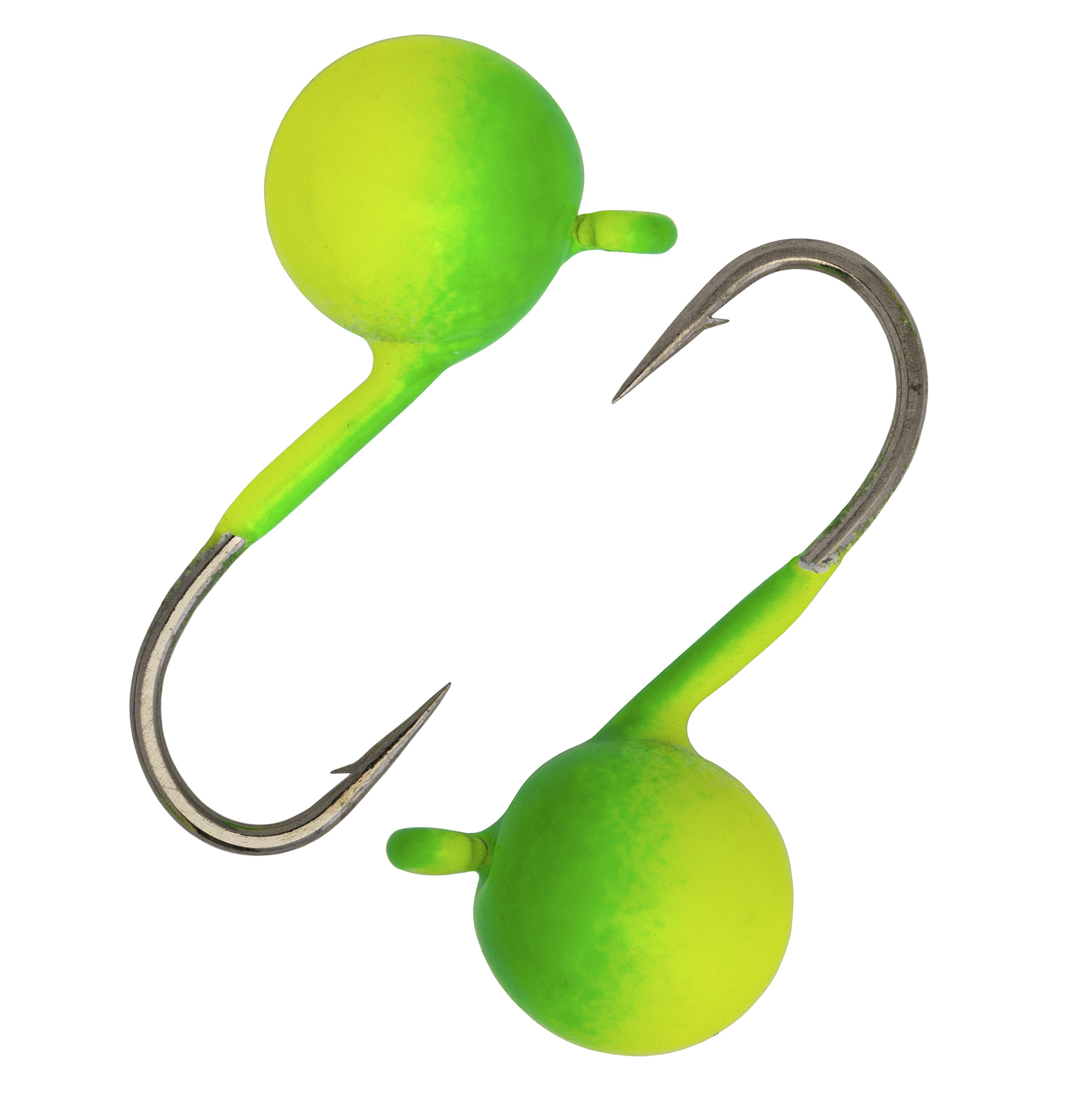 Дробинка с ушком d 5,0 мм, вес 1,2 гр, салатово-лимонная /10 шт/