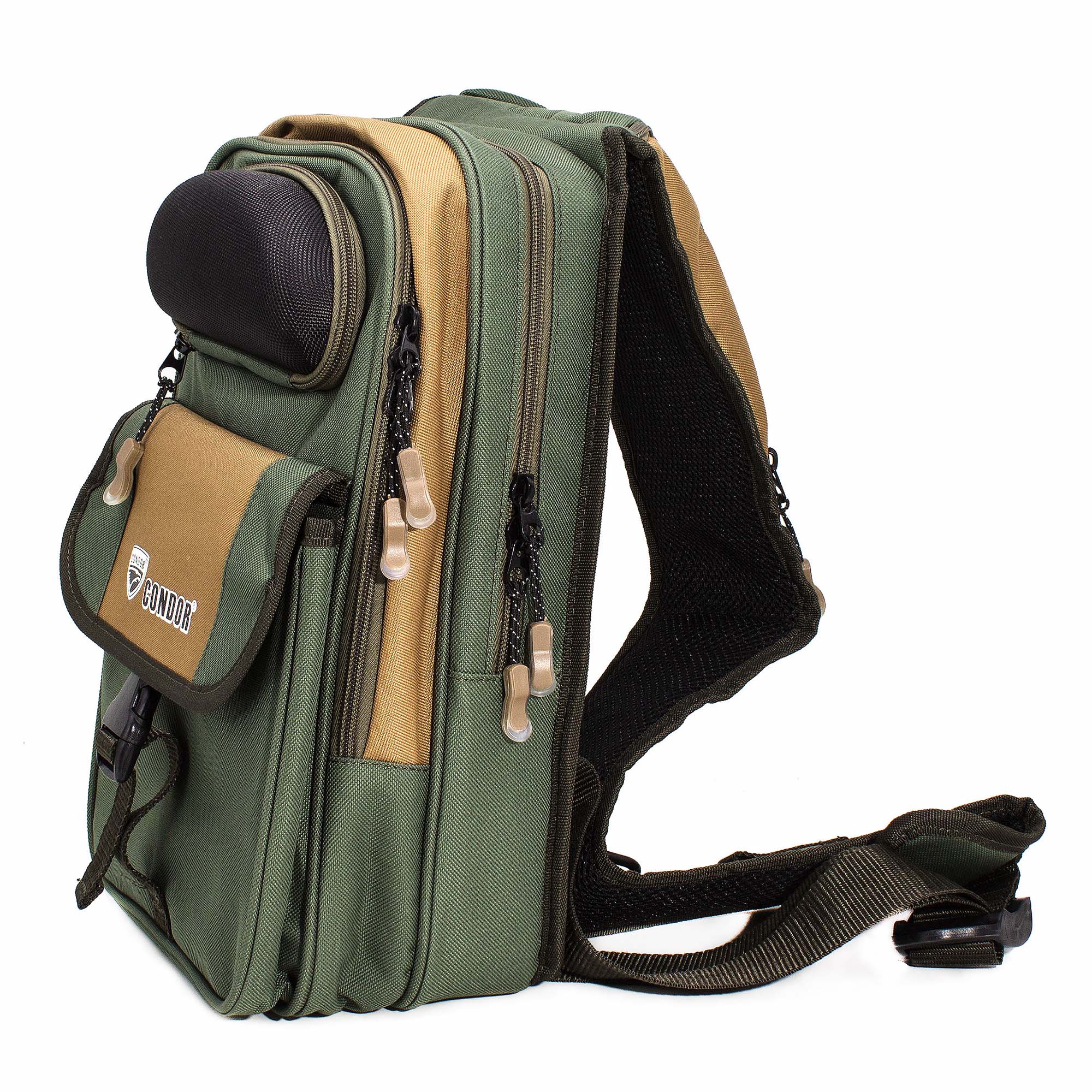 Рюкзак рыбака "Condor" лямка на одно плечо (1 бокс, жесткий карман для очков)