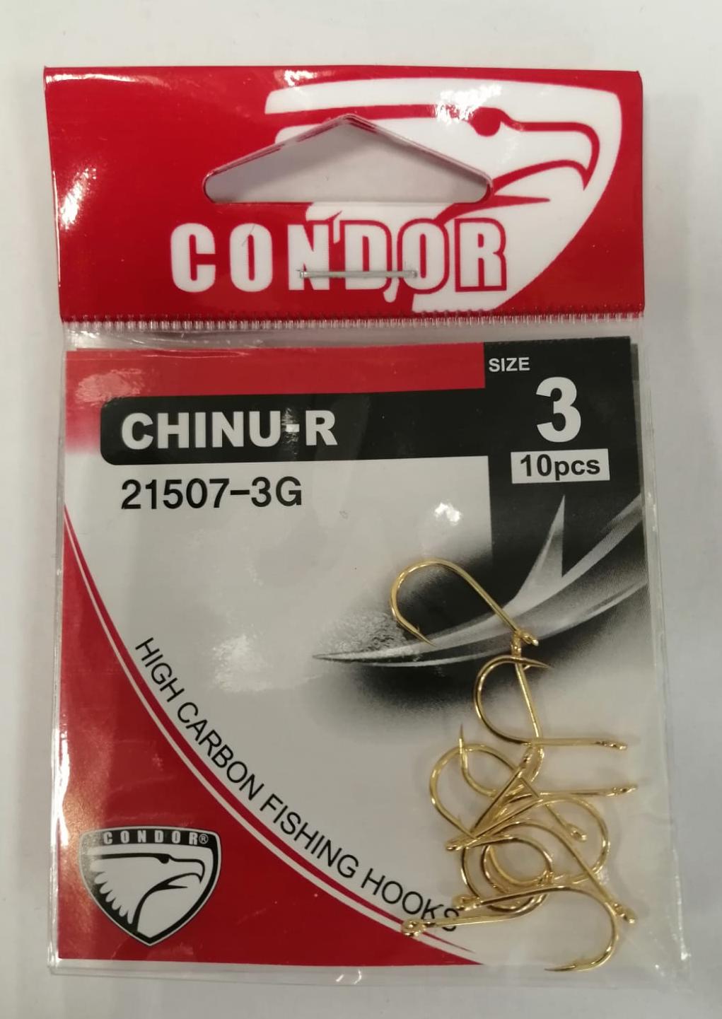 Крючок Condor Chinu-Ring №3 (рос.разм.) G (50 шт./упак) Корея