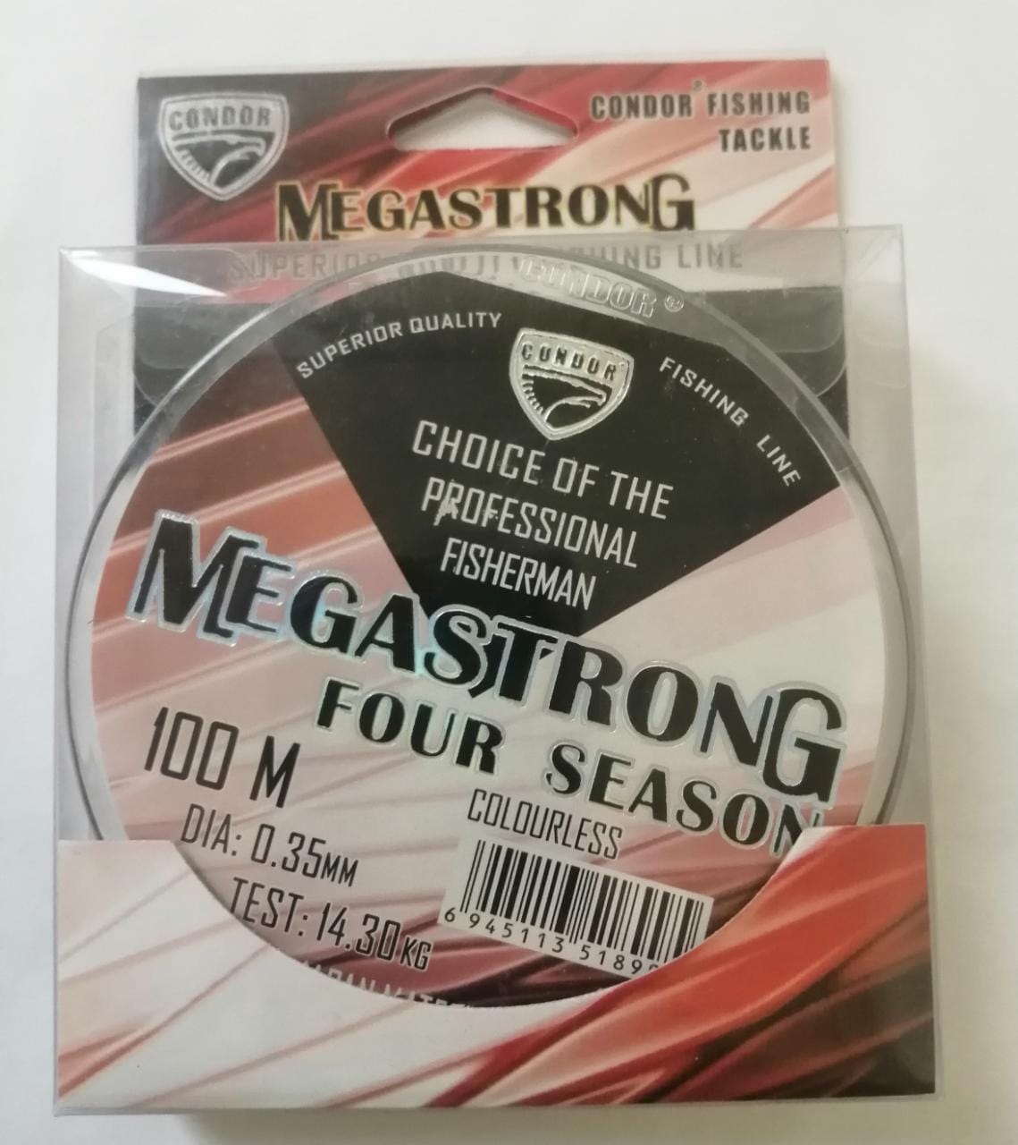 Megastrong Four Season d-0,35 мм, L-100 м,  разрывная нагрузка 14,30 кг (10 шт)