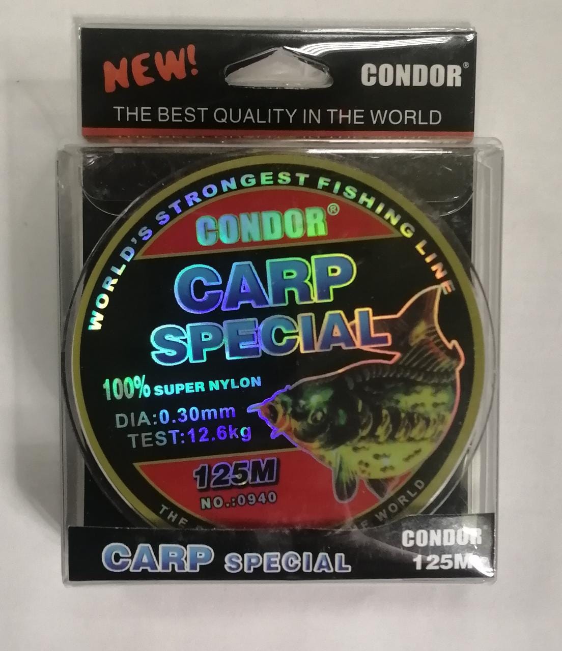 Carp Special  Condor d-0,30 мм, L-125 м , разрывная нагрузка 12,6 кг  (10 шт)