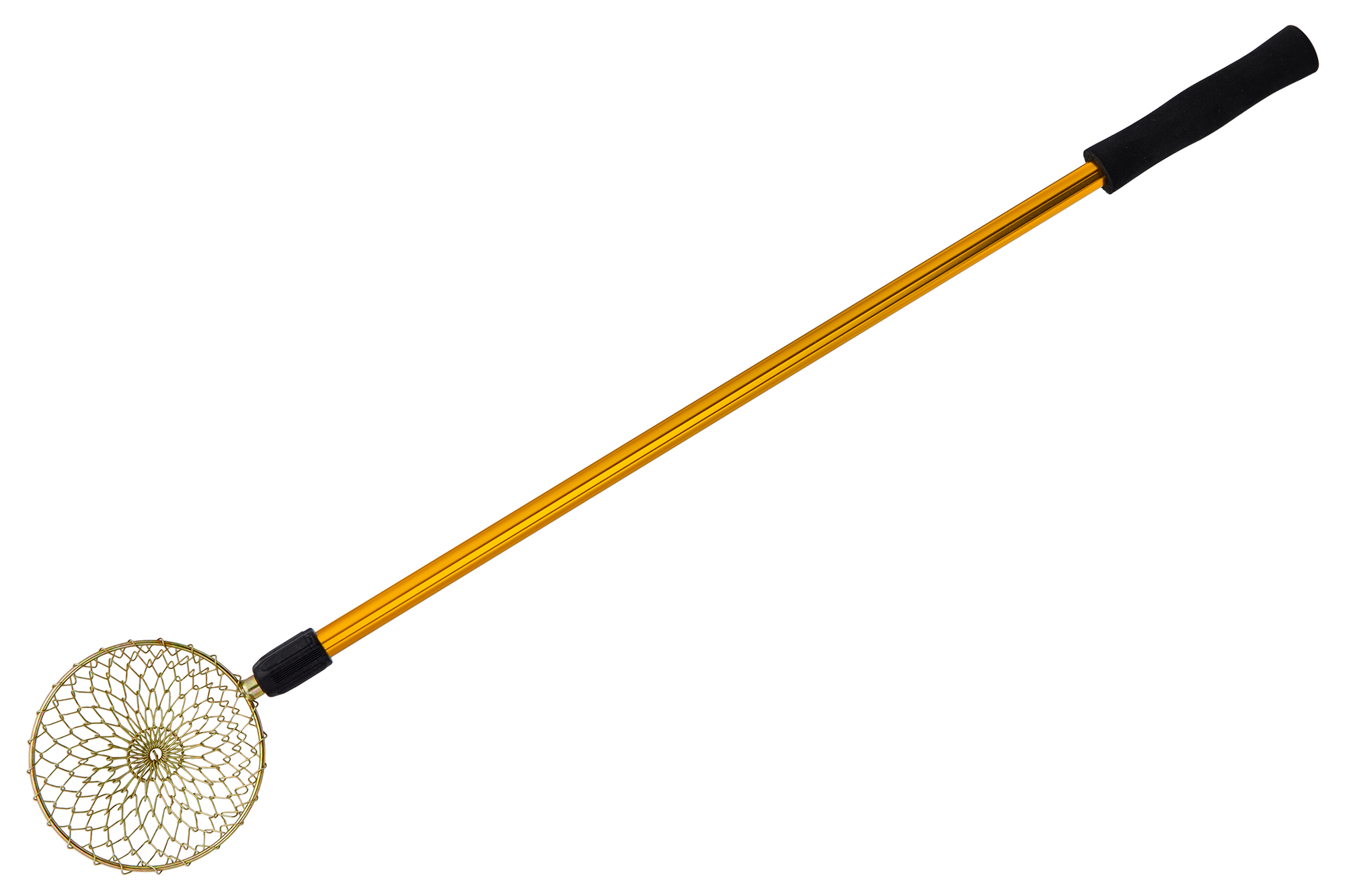 Черпак сетка, металлический корпус, неопреновая ручка