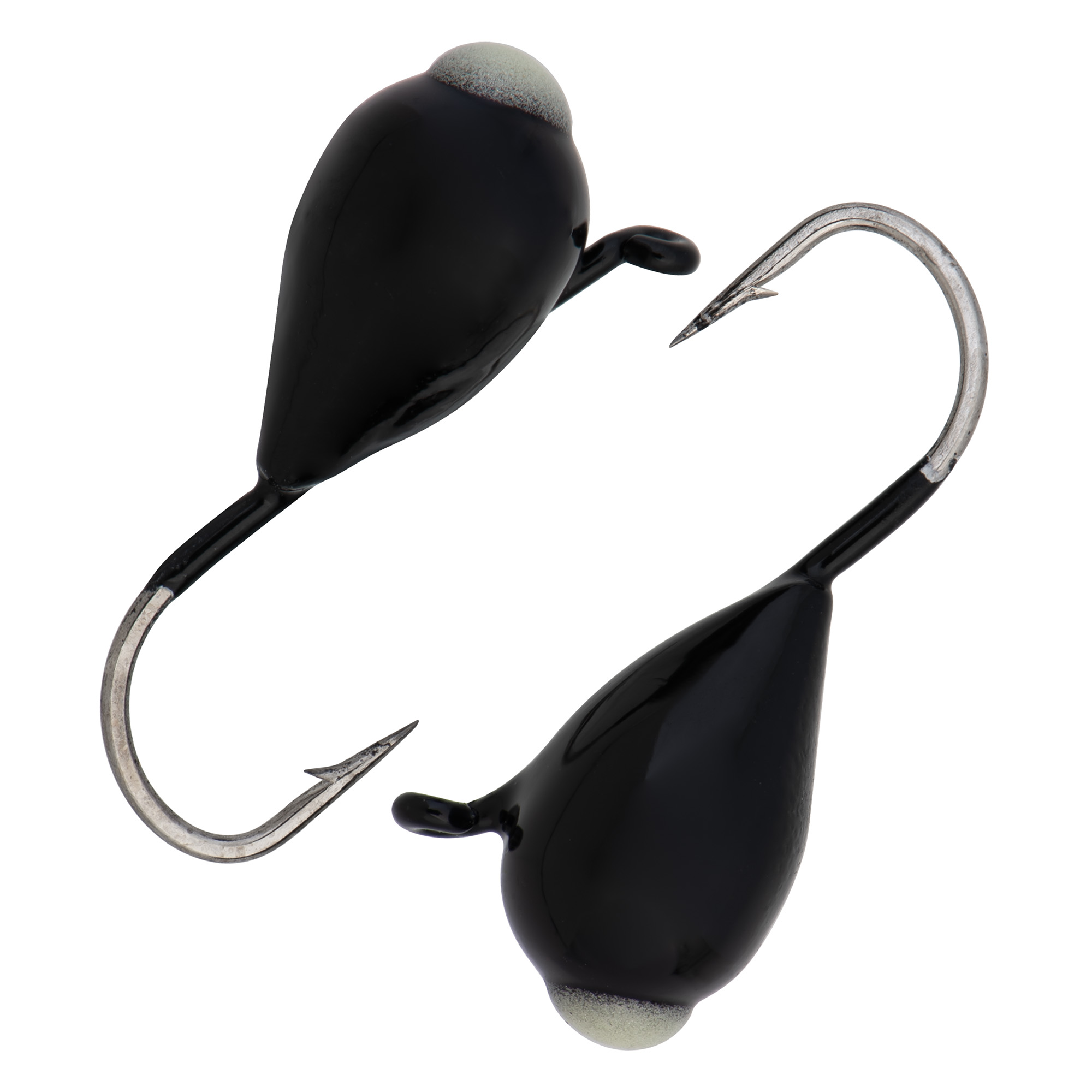 Капля с ушком d 4,0 мм, вес 1,1 гр, обмазка черная с фосфорной каплей /10 шт/