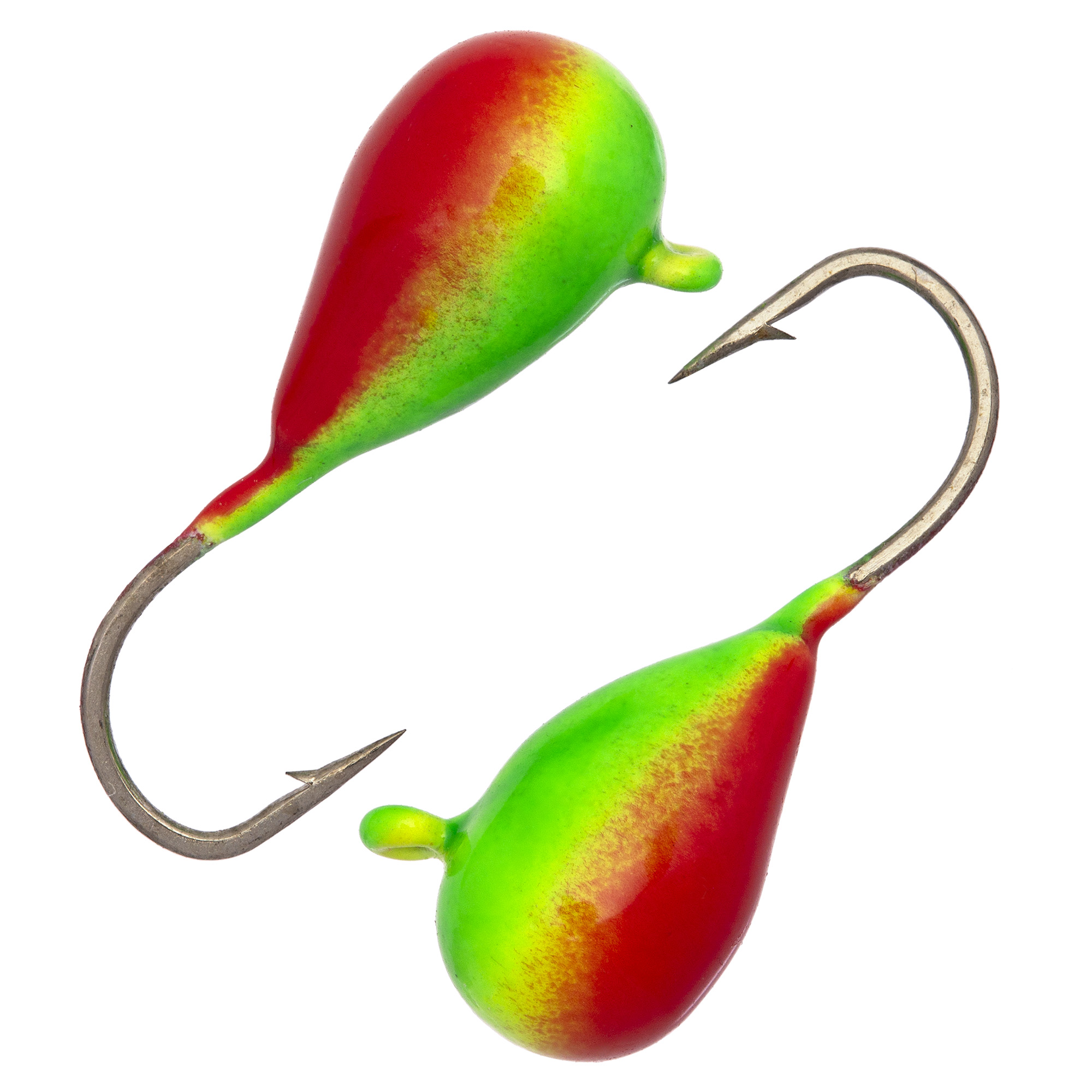 Капля с ушком d 4,0 мм, вес 1,1 гр, окраска красно-зеленая /10 шт/