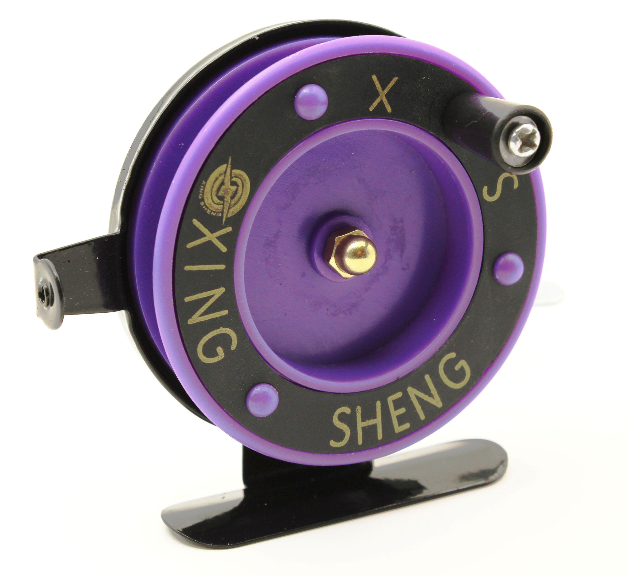 Катушка инерционная XINGSHENG "XT801D" металл. большая с курком/10 шт/