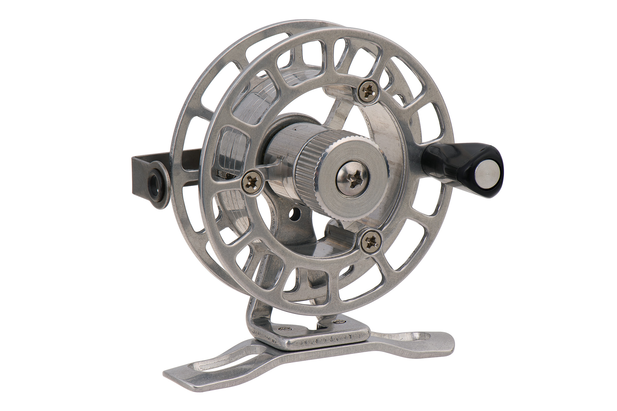 Катушка инерционная "CONDOR", HX-55 (35) mm, металл, с лескоукладывателем