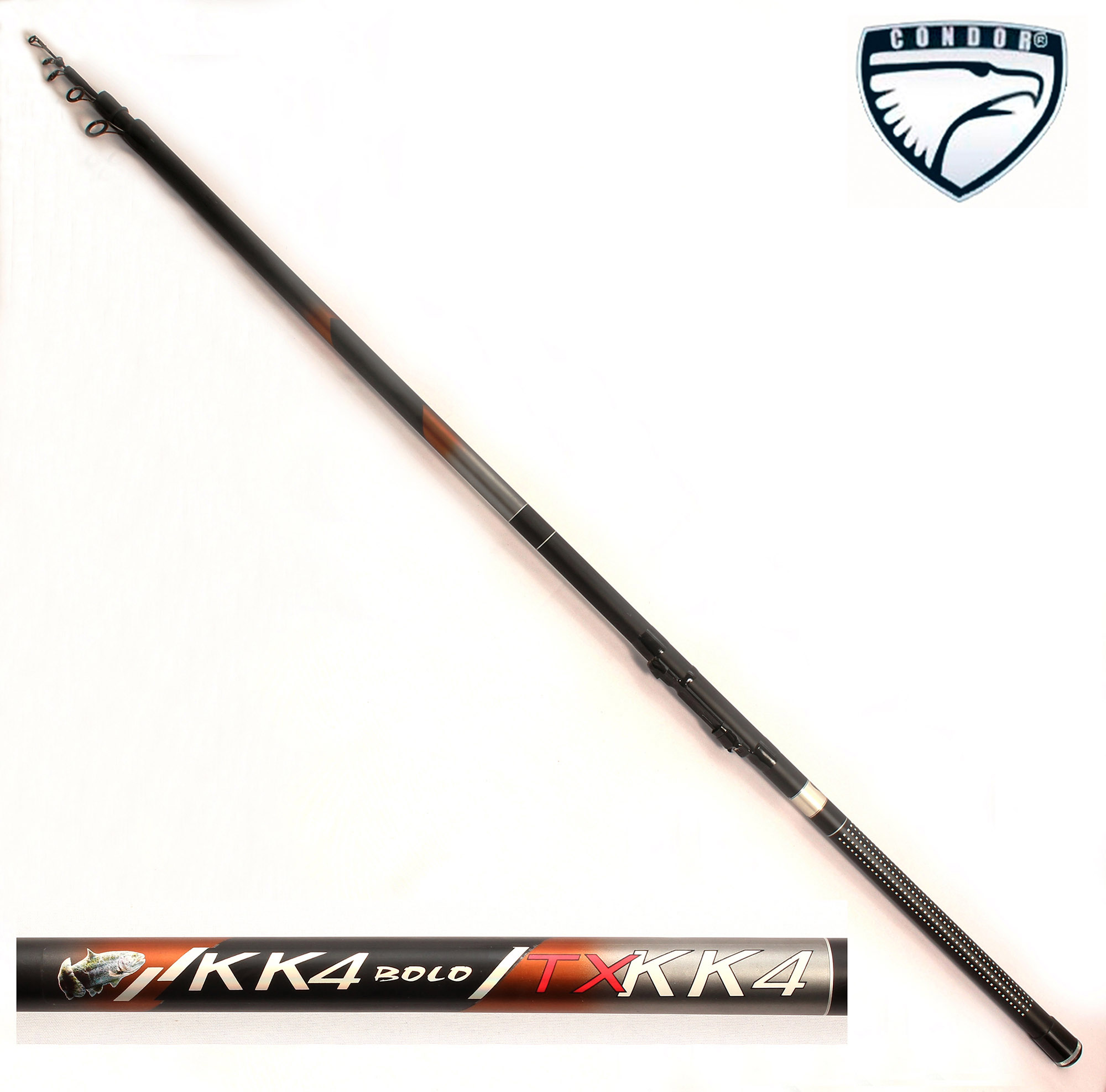 Удилище Condor TXKK5  с кольцами, длина 5 м