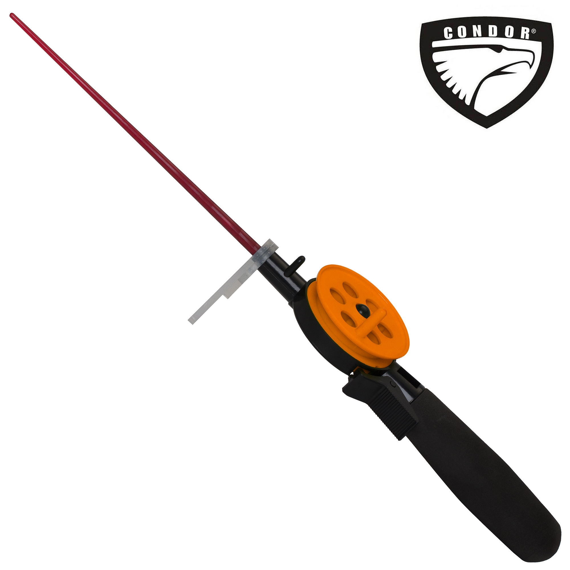 Удочка зимняя "CONDOR", неопреновая ручка (цвет в ассорт.) (10 шт)
