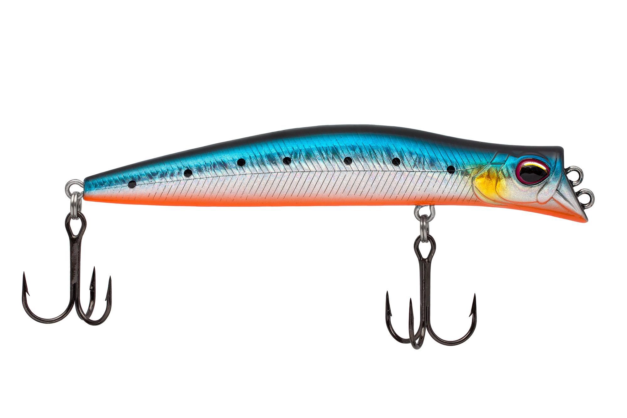 Воблер KYODA POCKY MINNOW-100F, длина 100 мм, вес 10,5  гр, цвет P1043 заглубление 0 - 0,2 м.