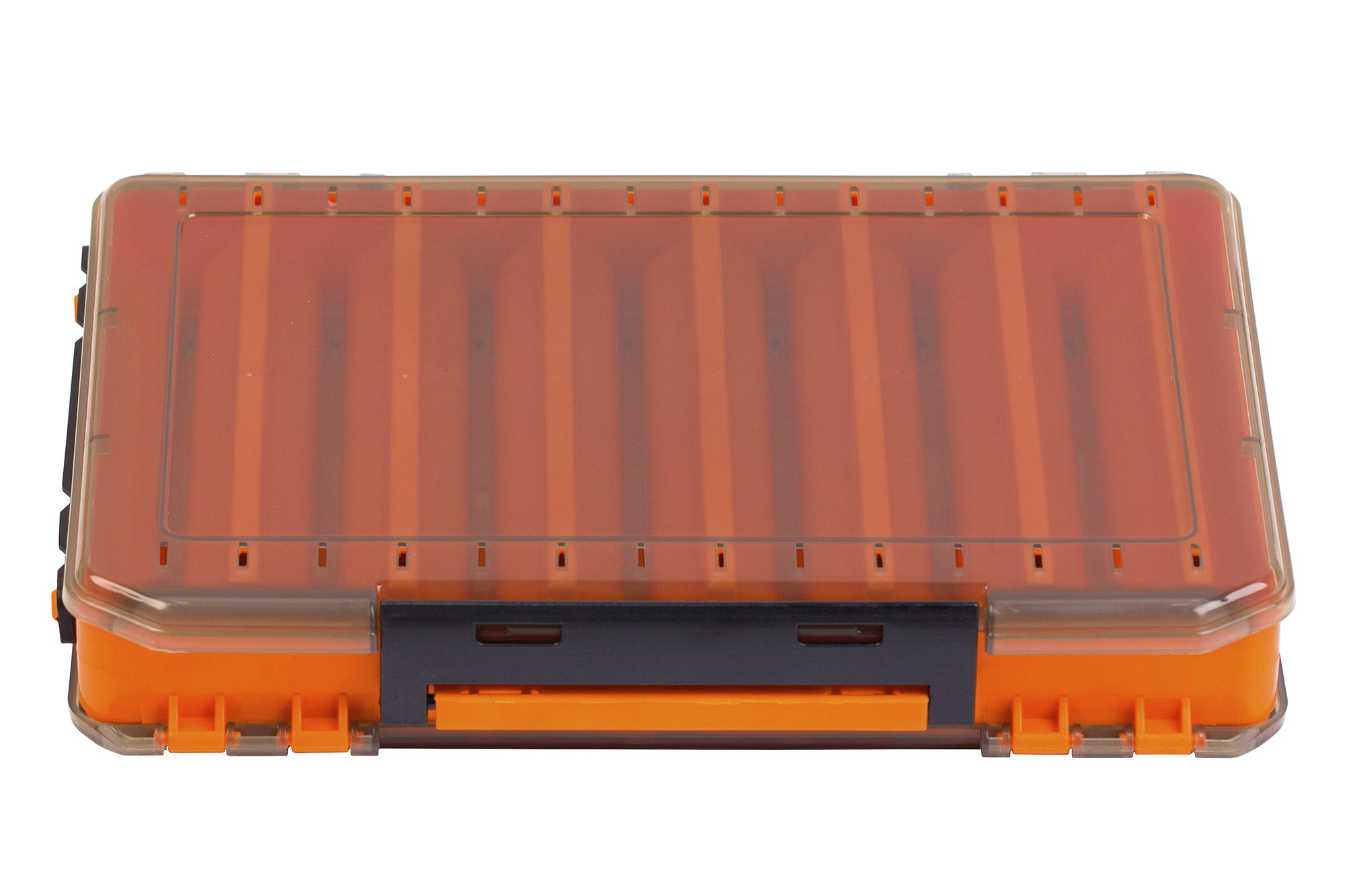 Коробка пластиковая двусторонняя для воблеров средняя, 14 ячеек (270 х 190 х 50 мм) 40 ET Коробка пластиковая двусторонняя для воблеров средняя, 14 ячеек (270 х 190 х 50 мм) 40 ET