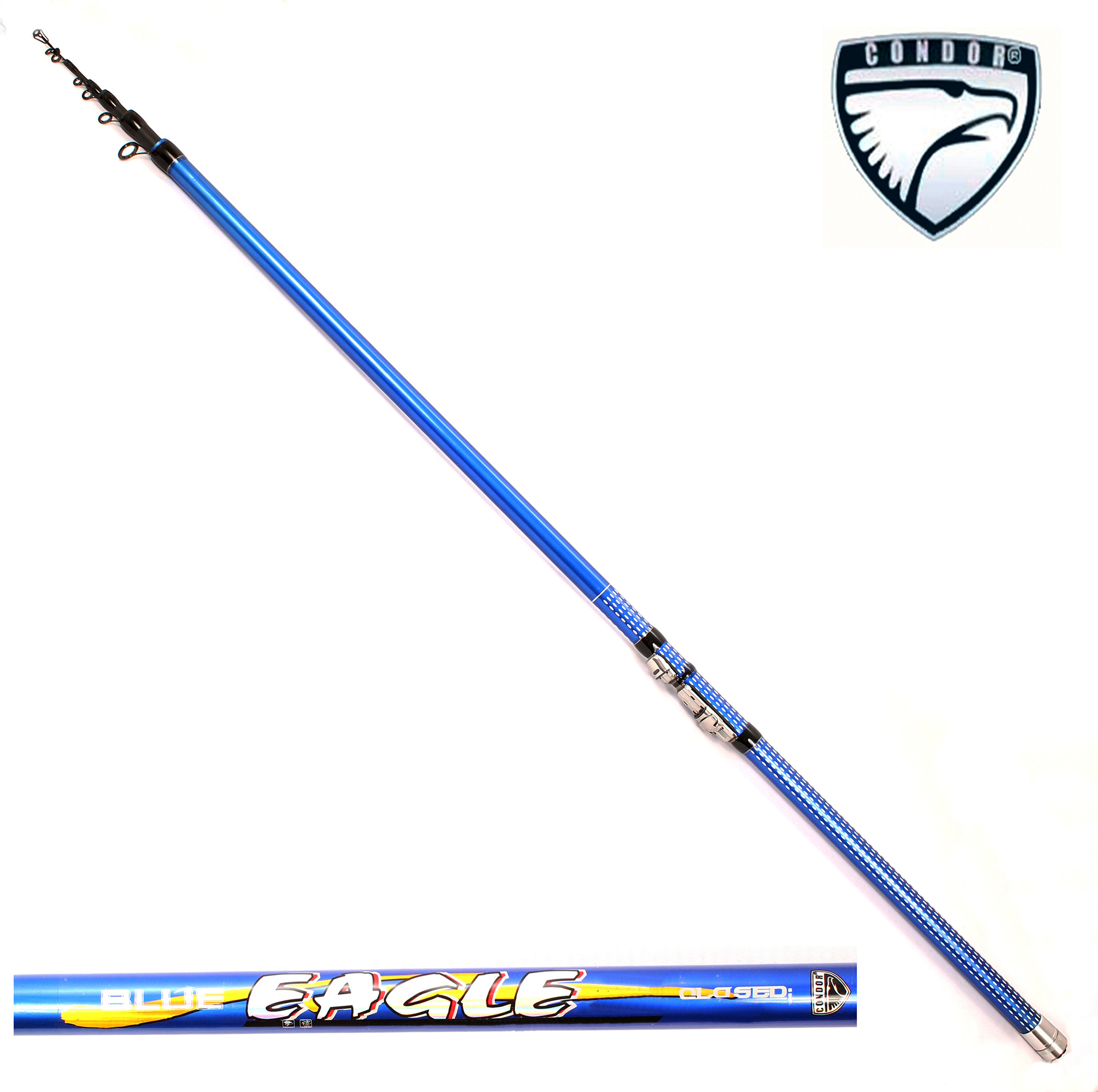 Удилище Condor Eglle с кольцами, тест 10-30, длина 5 м