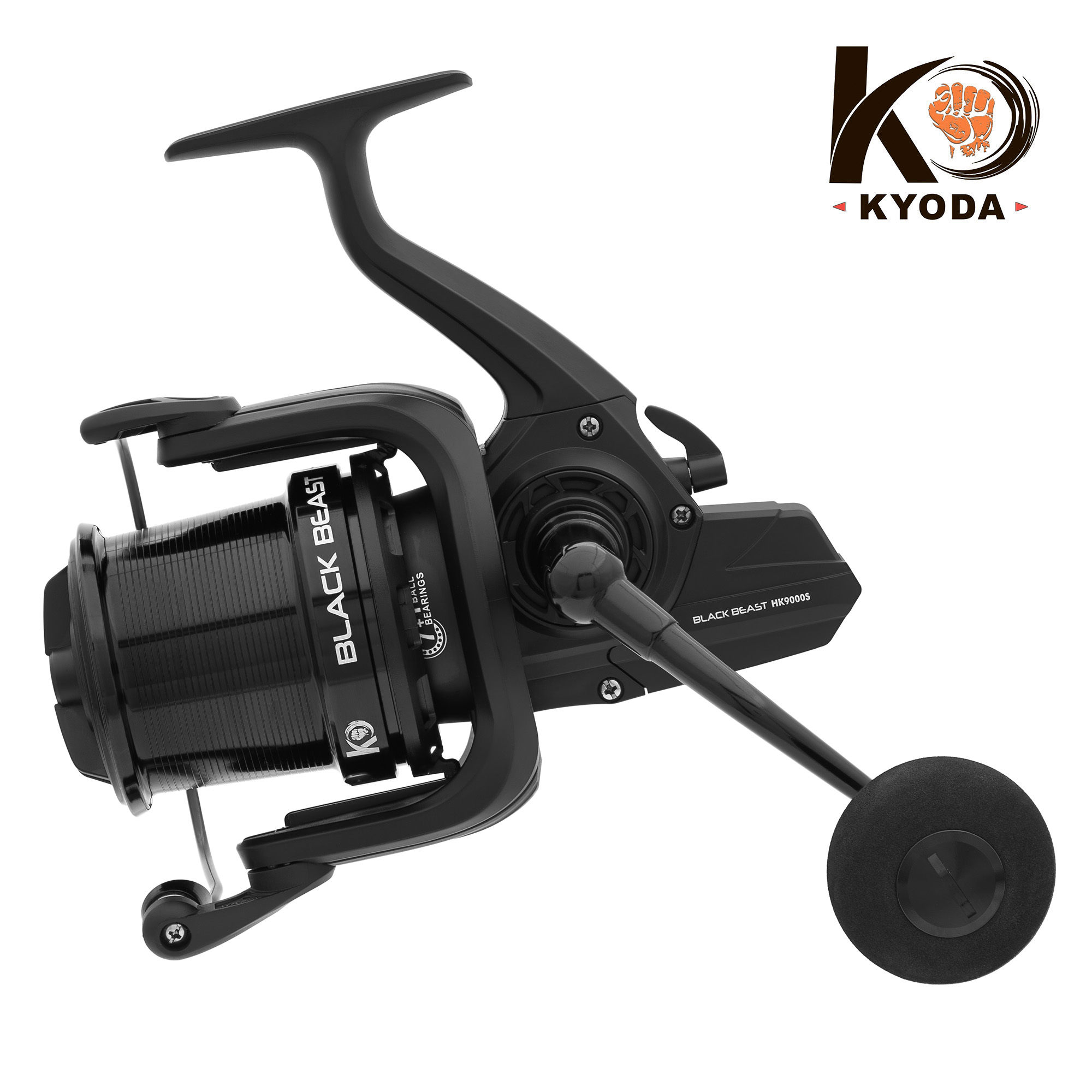 Катушка KYODA HK9000S, 7+1 подшипник, передний фрикцион