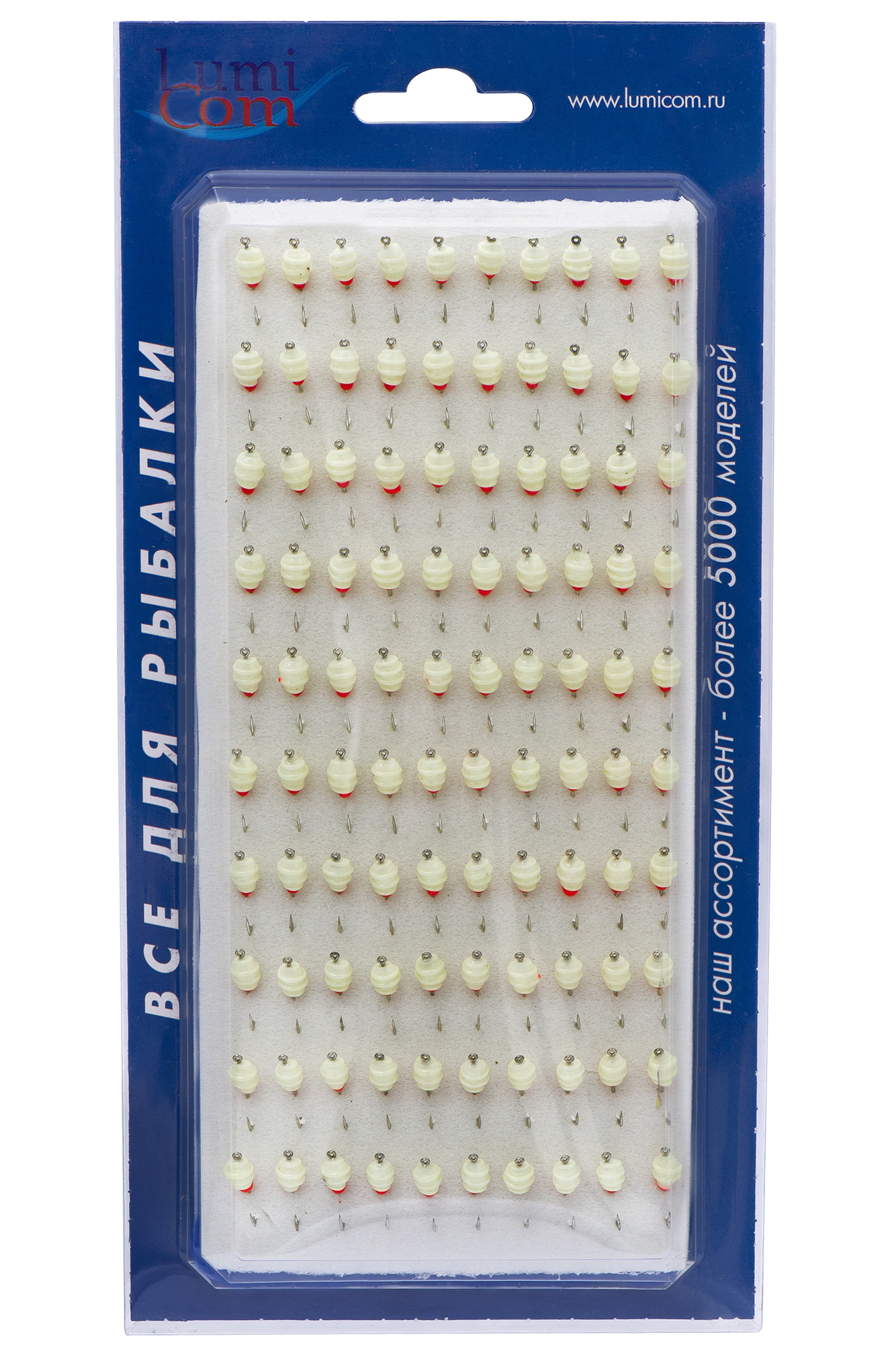 Мормышка фосфорная  №11 (набор) - d8  /80шт/