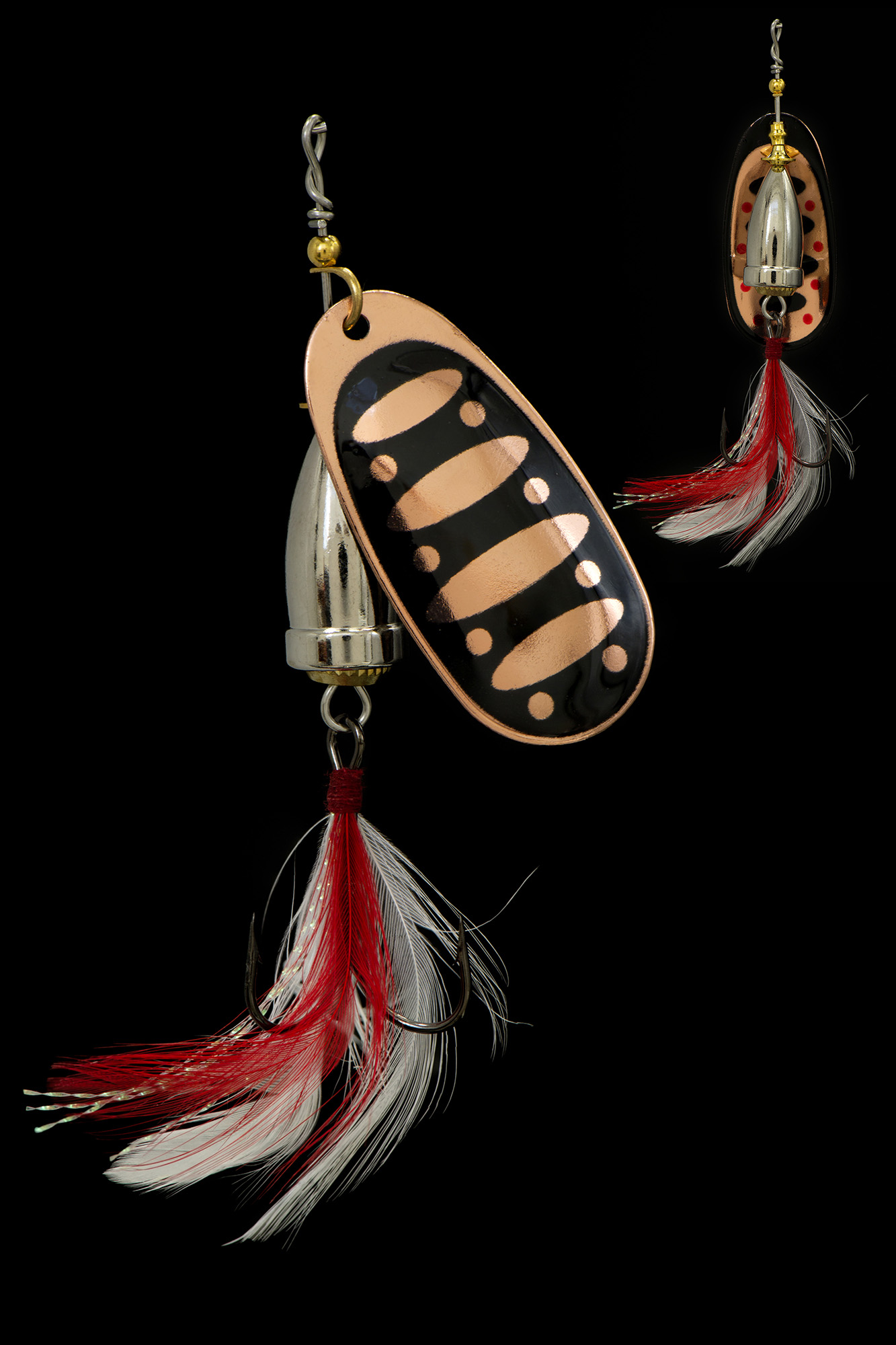 Блесна KYODA Brass в индивидуальной упаковке, вращающаяся, размер 3, вес 8,0 гр, цвет 006