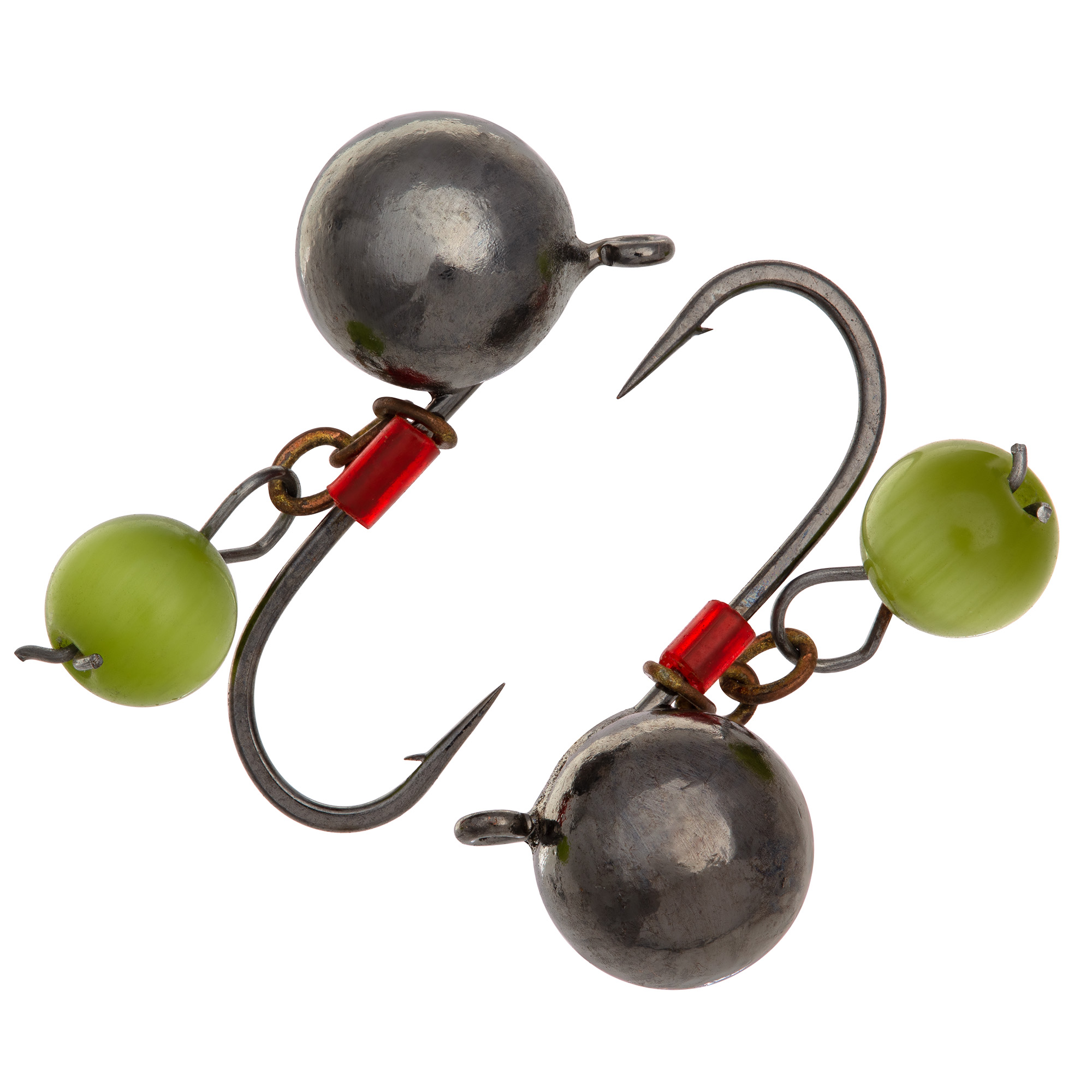 Дробинка с ушком d 5,0 мм, вес 1,15 гр, безмотылка, черный никель Кошачий глаз/10 шт/