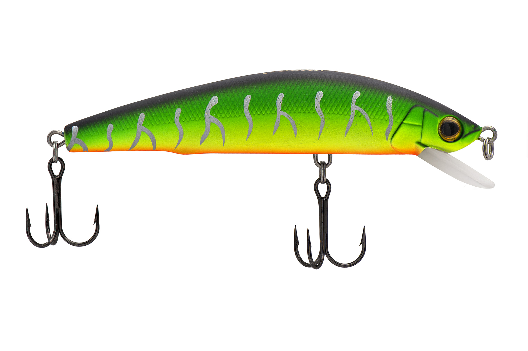 Воблер KYODA Miracle Minnow-105F, длина 10,5 см, вес 18,5 гр, цвет P339, заглубление 0,6-1,2 м.