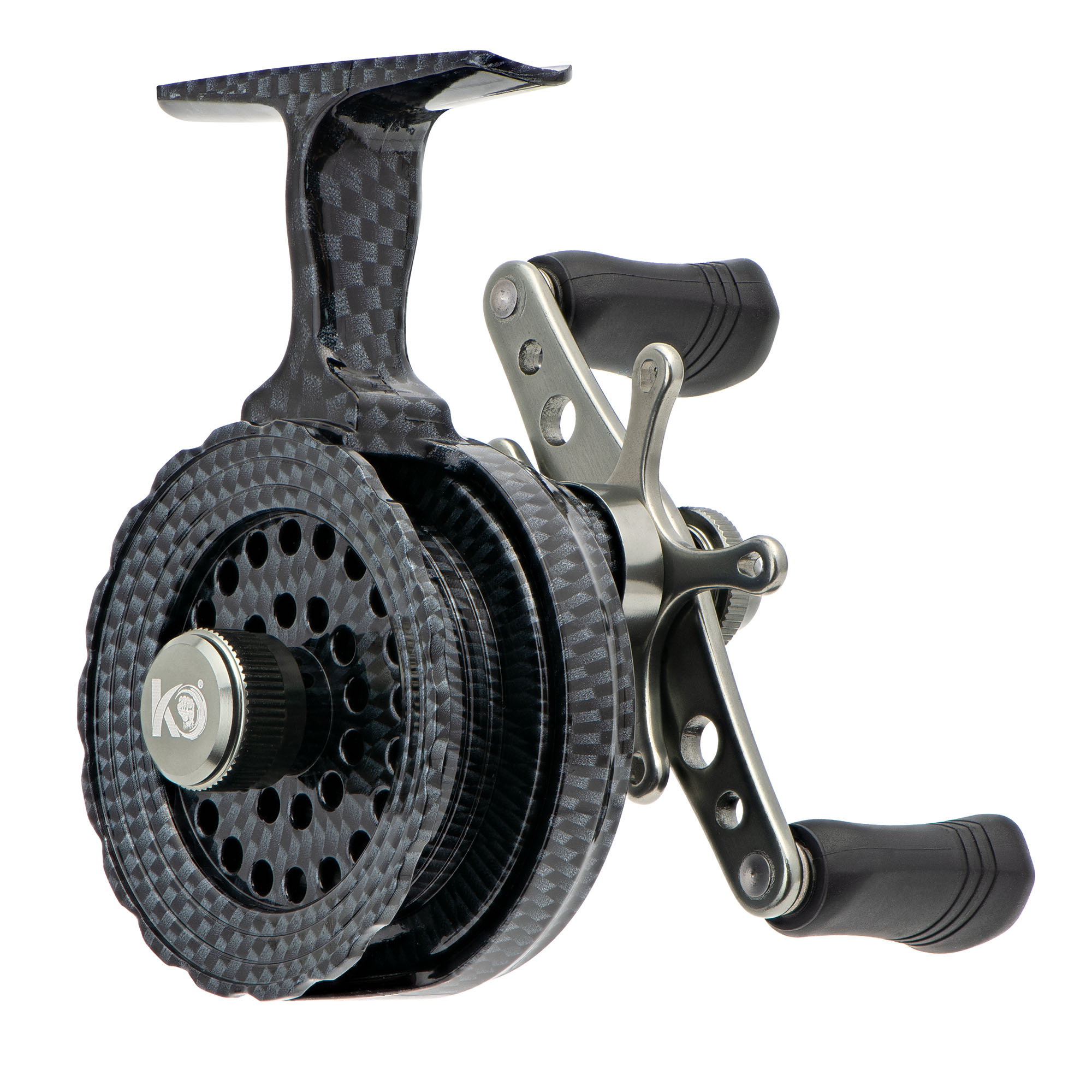 Катушка инерционная "KYODA" FISHER, корпус пластик, шпуля пластик, диам.внутр.45/внеш.55