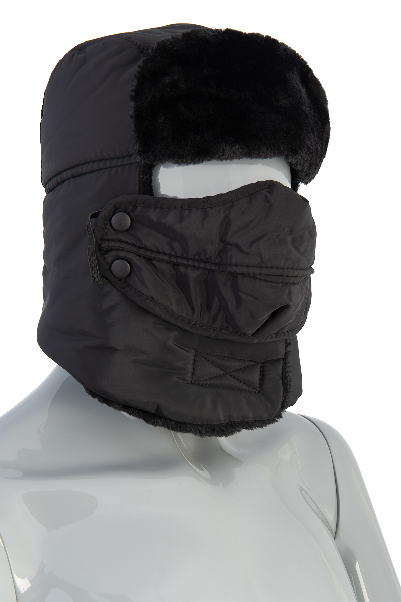 Шапка зимняя с маской и воротником, цвет в ассортименте Шапка зимняя с маской и воротником, цвет в ассортименте