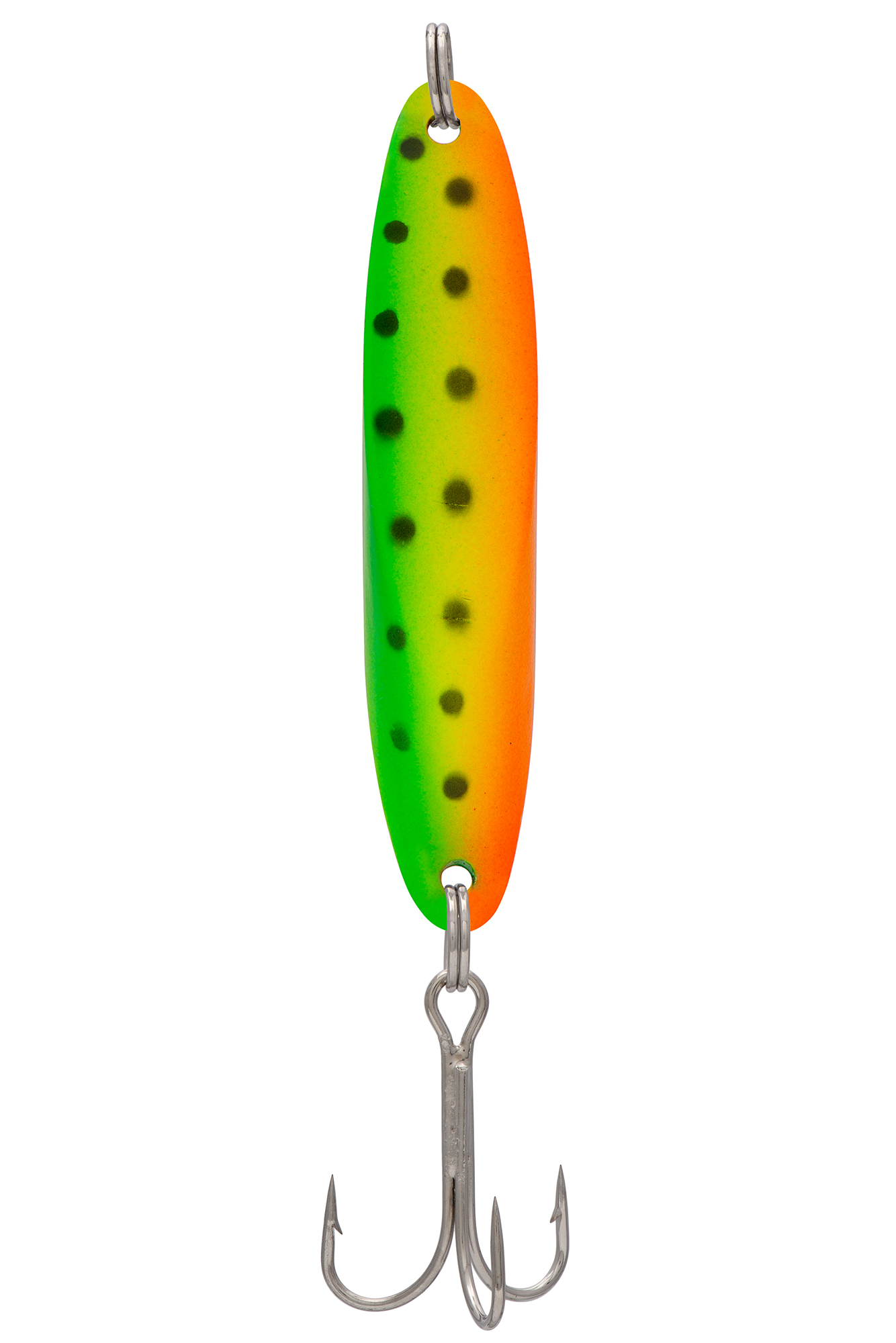 Блесна KS1102, вес 10 гр, цвет B032 салатовый/красный с точками