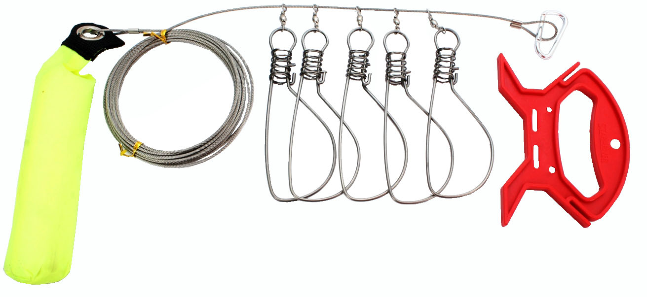 Кукан 1Х5 с поплавком (5 крючков)