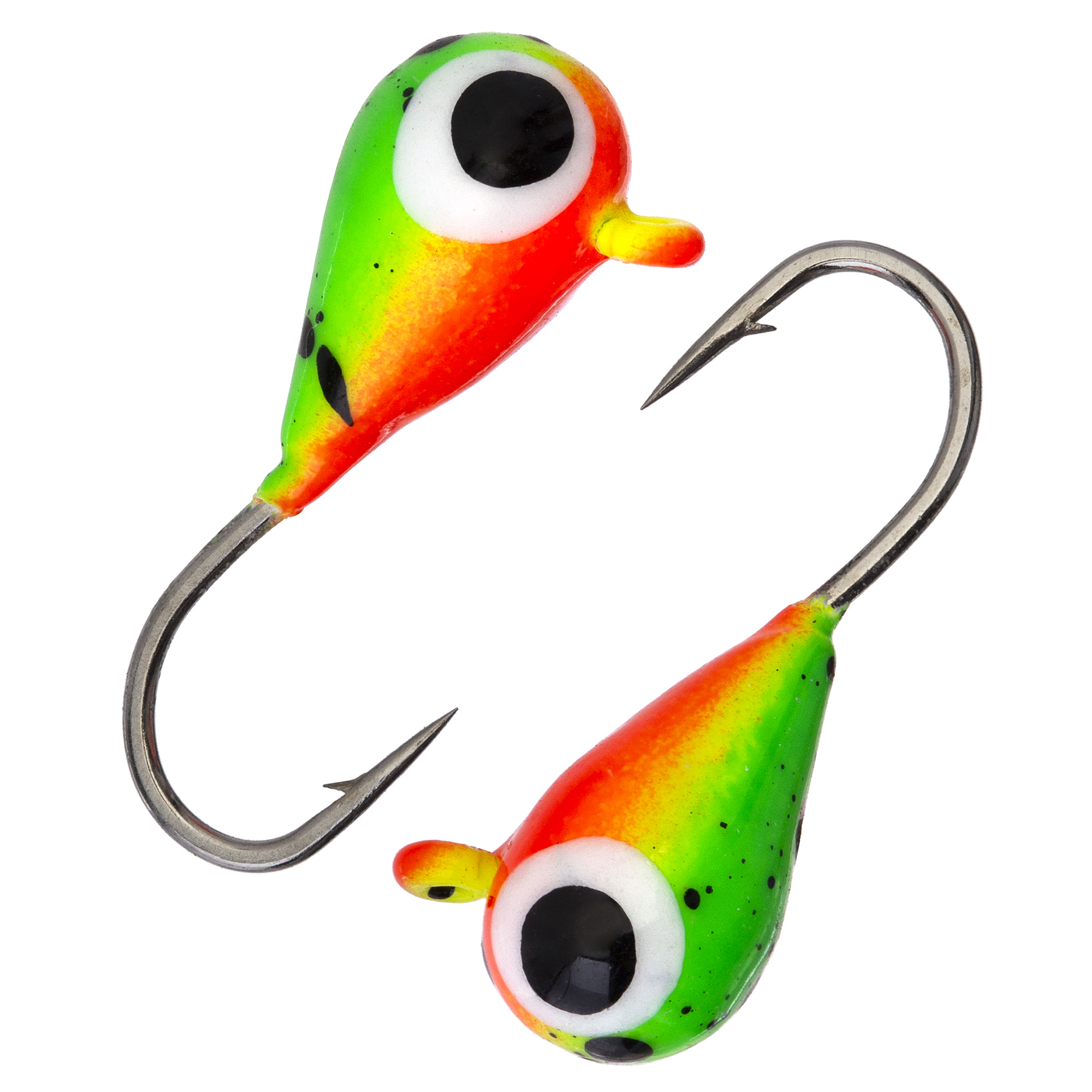 Капля с ушком d 4,0 мм, вес 1,1 гр, окраска малек, зеленый-красный с черным крапом/10 шт/