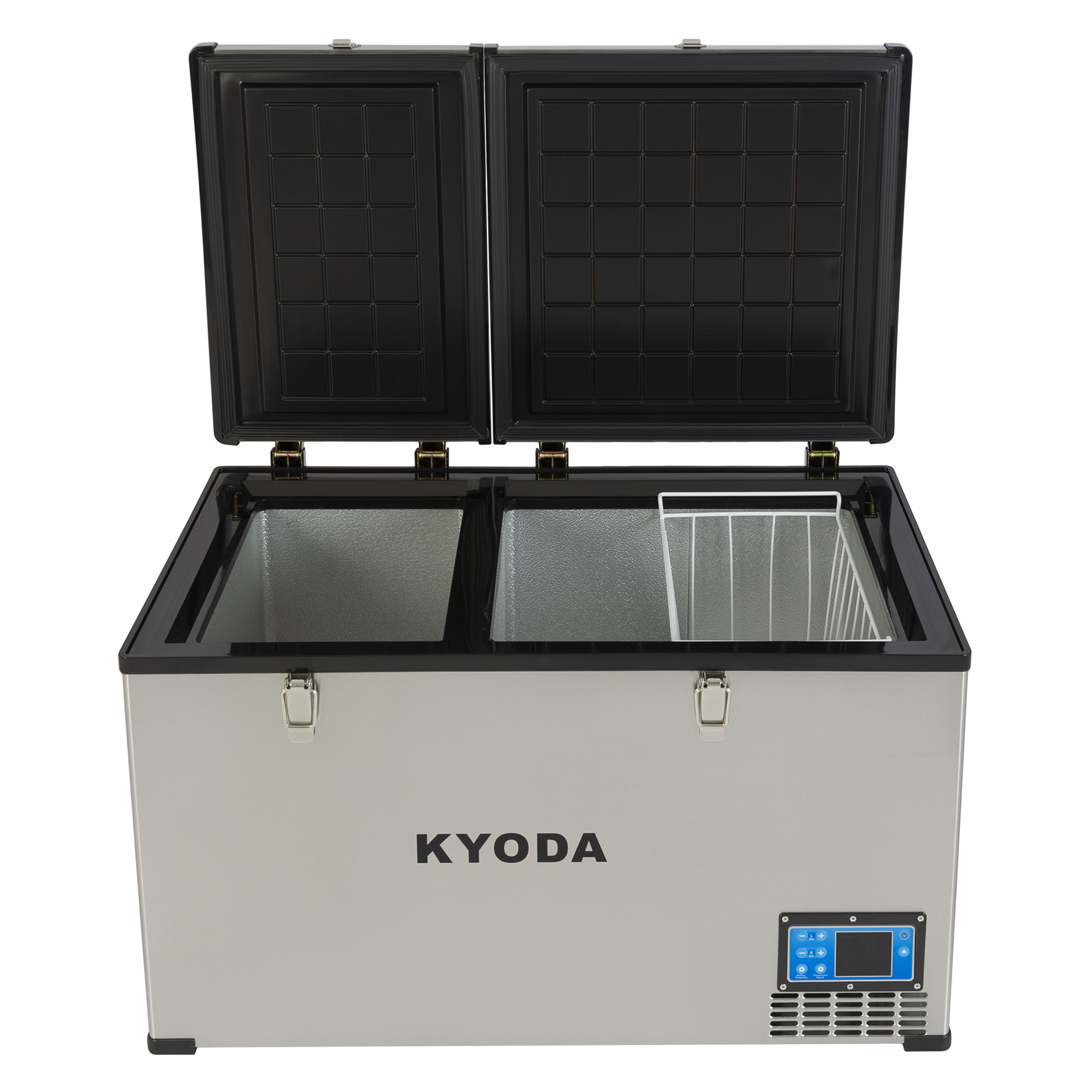 Автохолодильник Kyoda BCDS100, двухкамерный, объем 100 л, вес 32 кг Автохолодильник Kyoda BCDS100, двухкамерный, объем 100 л, вес 32 кг