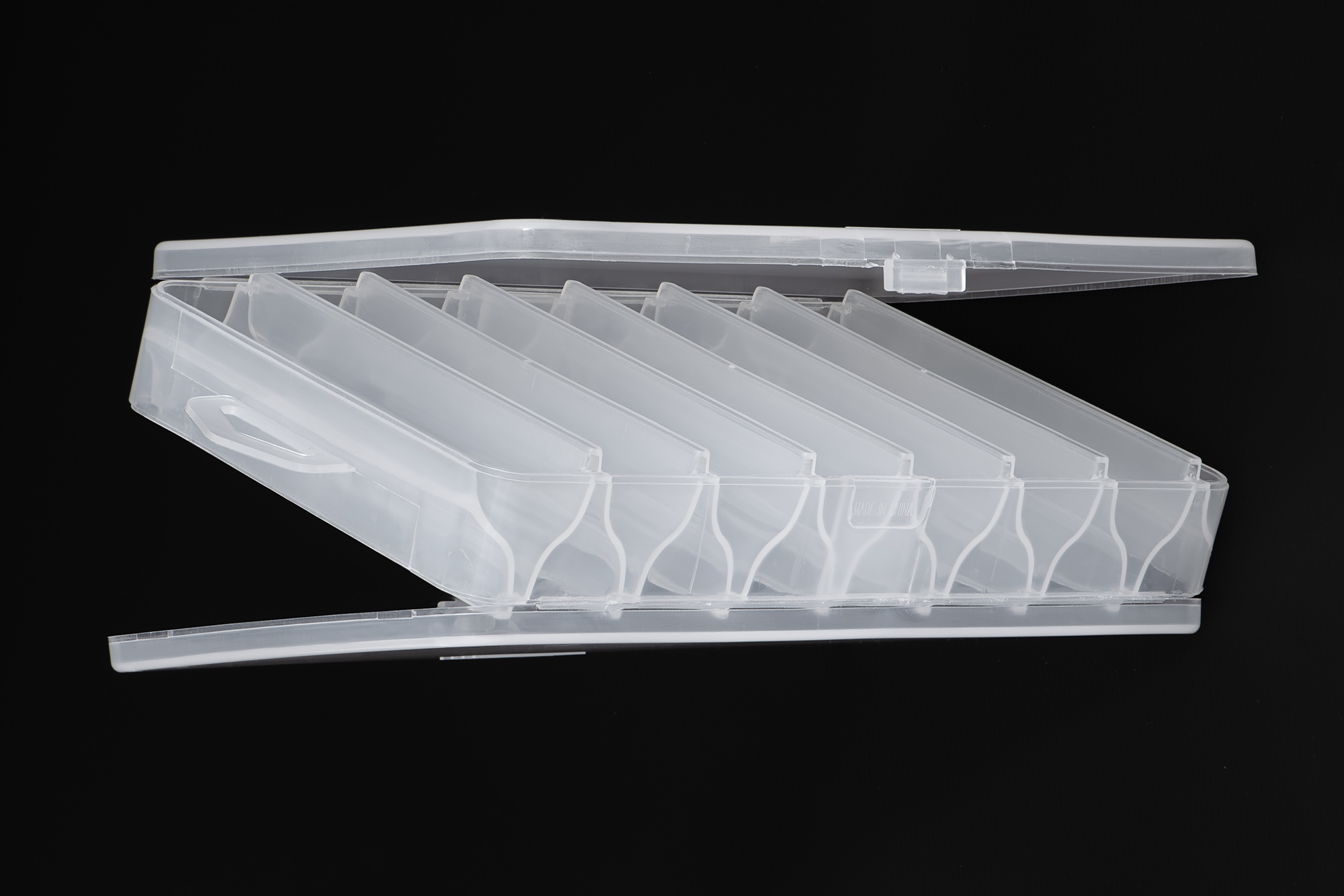 Коробка пластиковая двусторонняя для воблеров, 14 ячеек (195 х 110 х 36мм) Коробка пластиковая двусторонняя для воблеров, 14 ячеек (195 х 110 х 36мм)