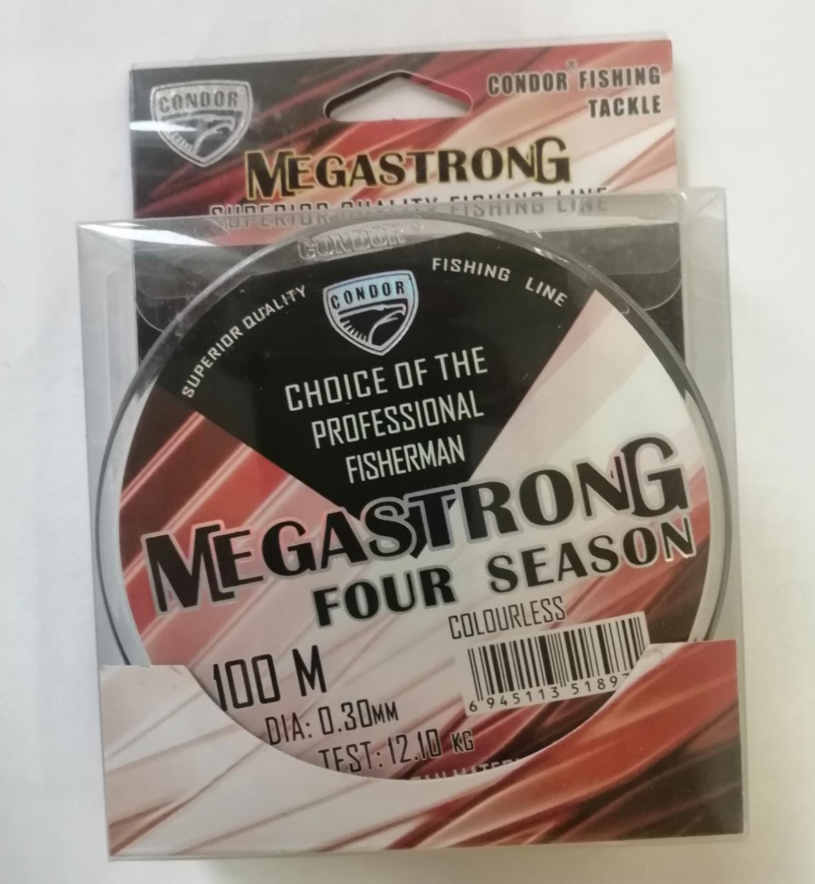 Megastrong Four Season d-0,30 мм, L-100 м,  разрывная нагрузка 12,10 кг (10 шт)
