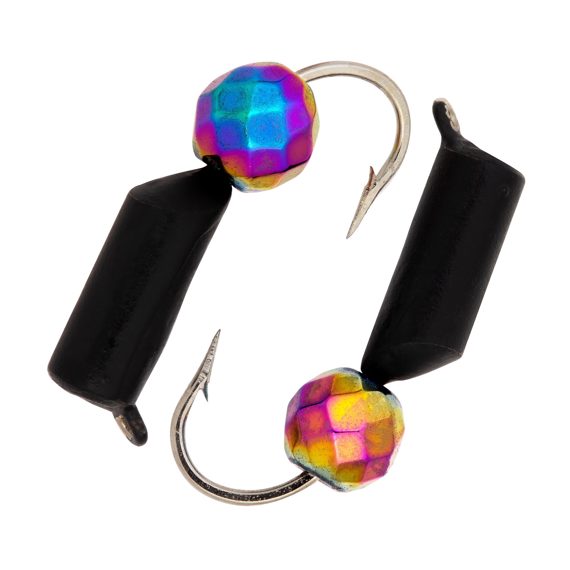 Столбик с граненым шариком "Хамелеон" черный, 2,0 мм (15 шт)