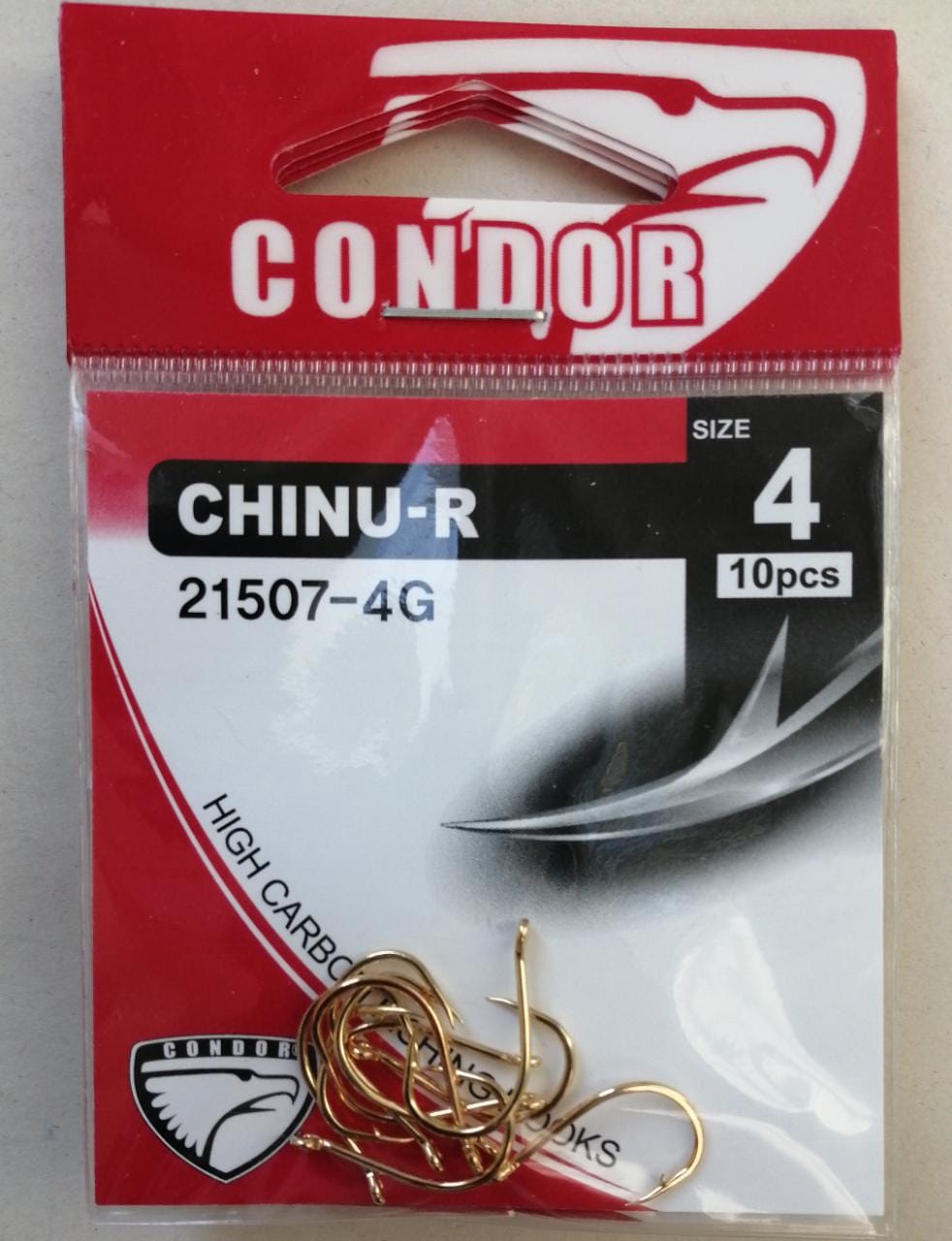 Крючок Condor Chinu-Ring №4 (рос.разм.) G (50 шт./упак) Корея