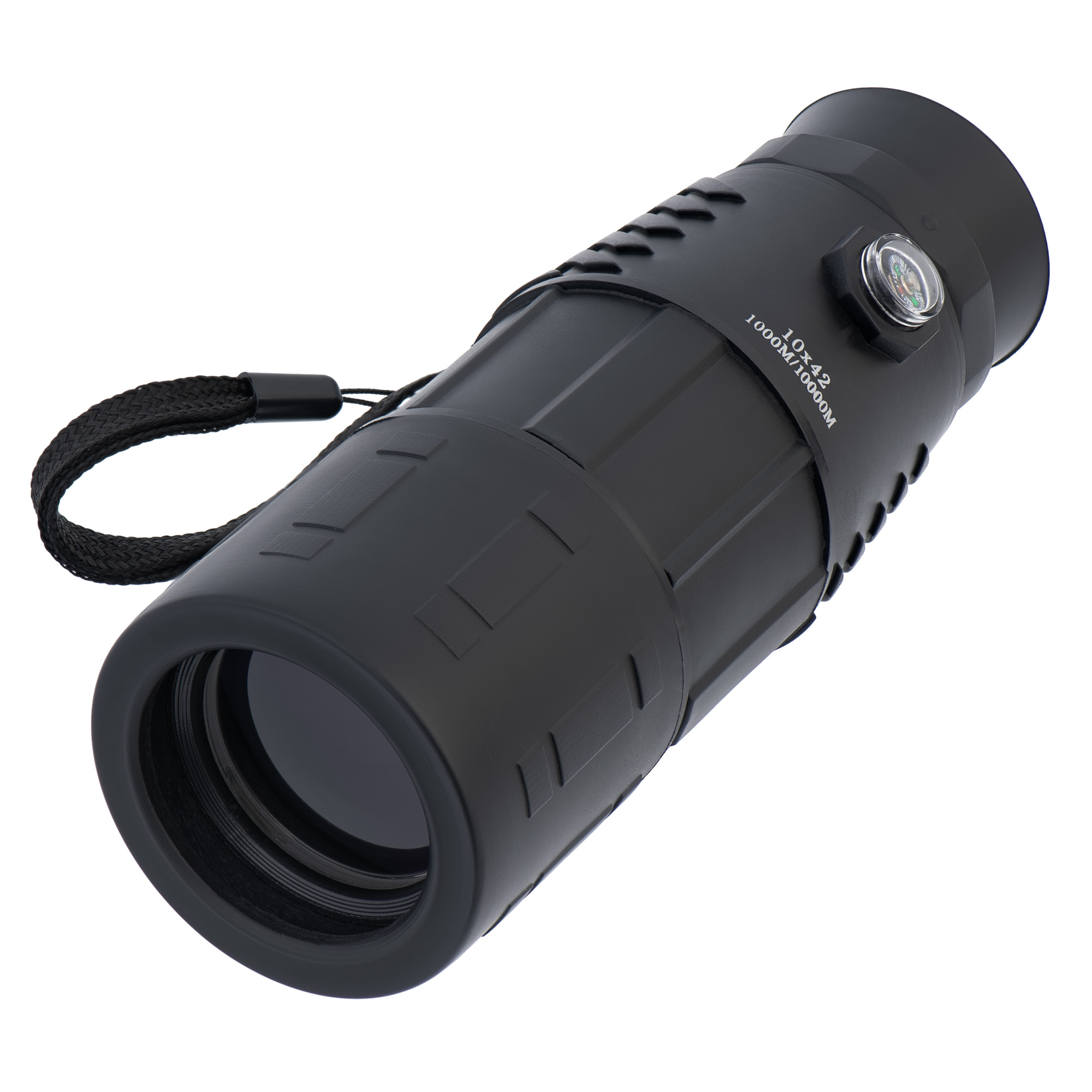 Монокуляр 10х42 с компасом, чёрный, чехол Монокуляр 10х42 с компасом, чёрный, чехол