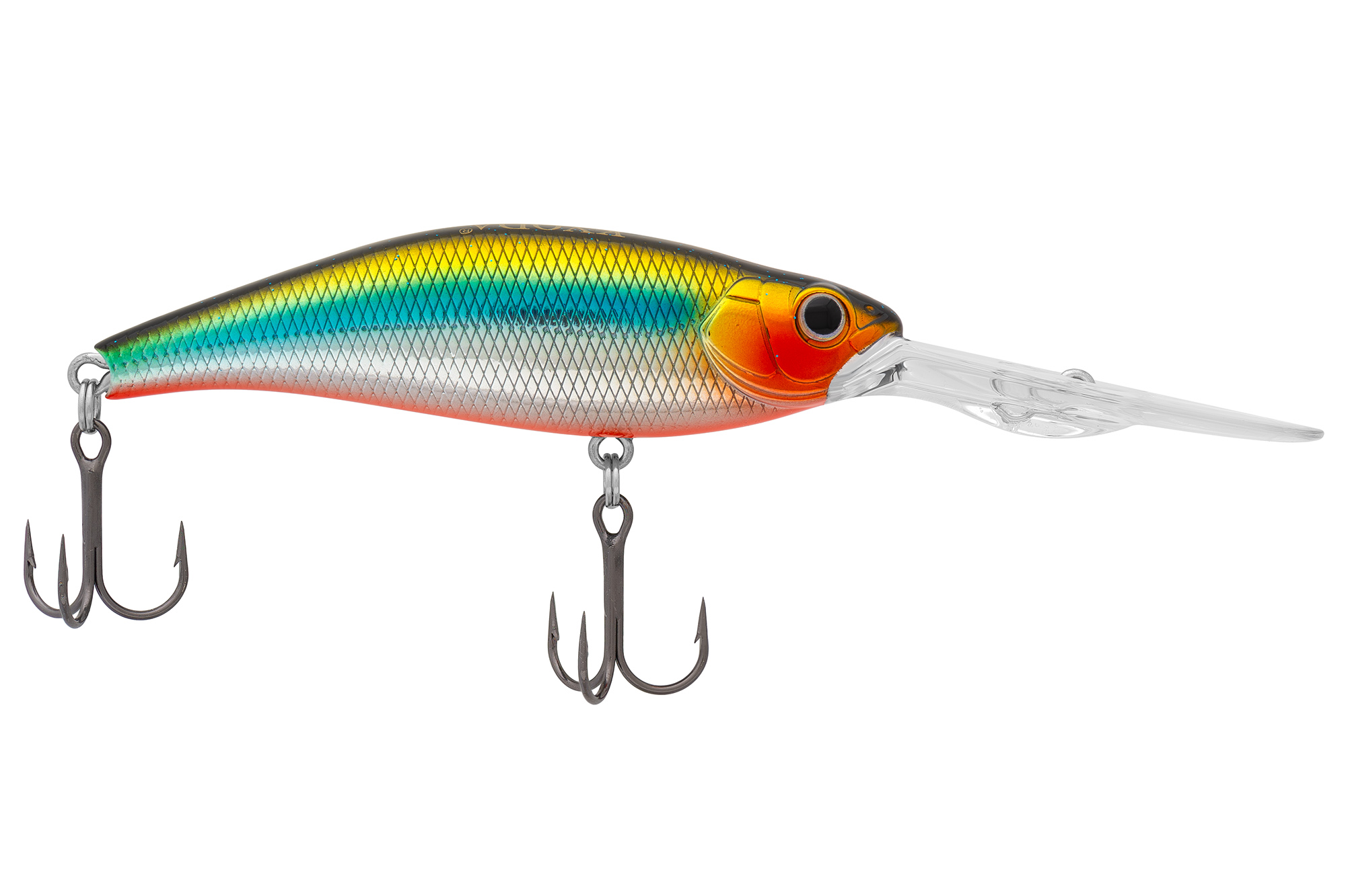 Воблер KYODA SHARP MINNOW-75F, длина 7.5 см, вес 12.0 гр, цвет P1578, заглубление 1.5-4 м.