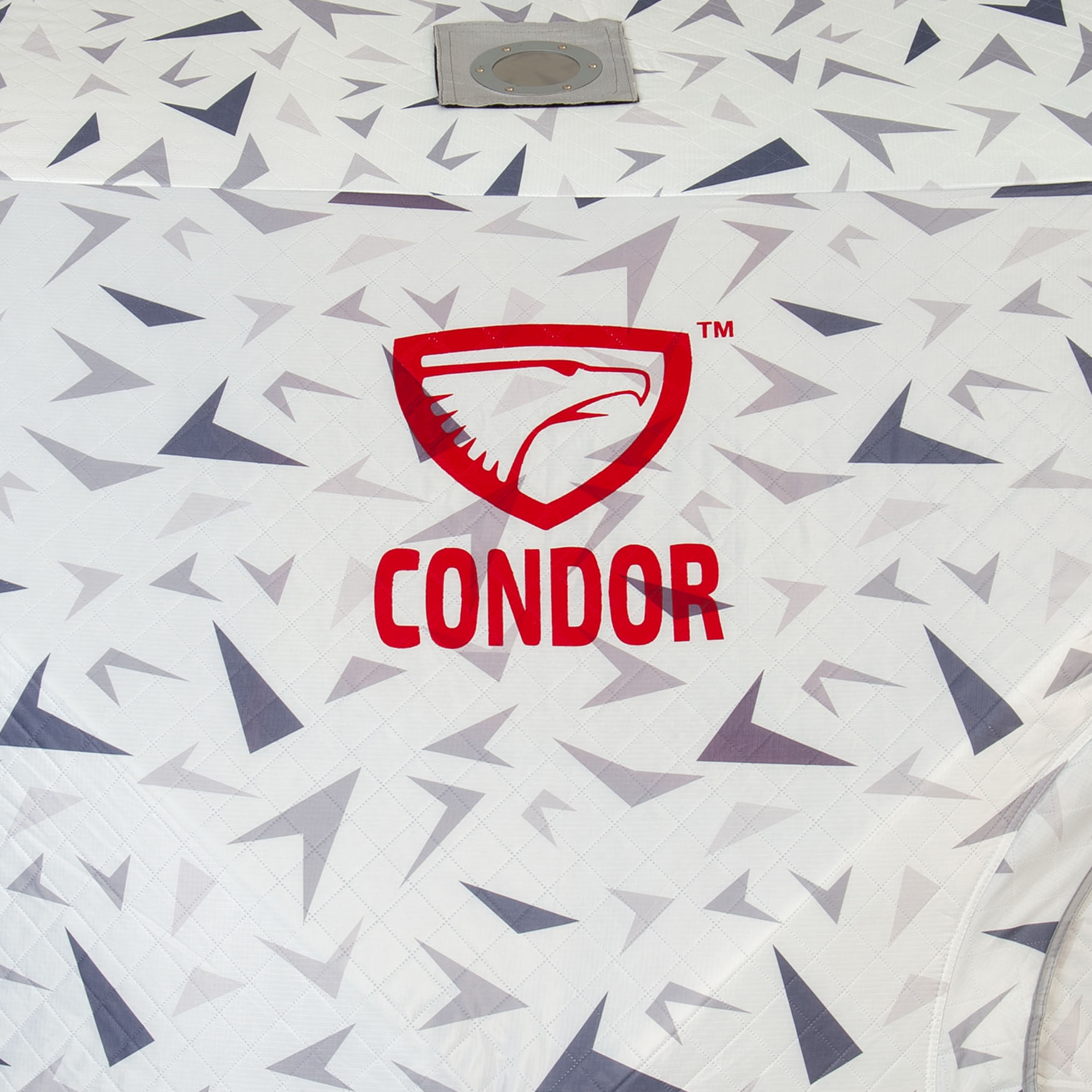 Палатка Куб "CONDOR" зимняя утепленная 2,2 х 2,2 х 2,15 белый камуфляж Палатка Куб "CONDOR" зимняя утепленная 2,2 х 2,2 х 2,15 белый камуфляж