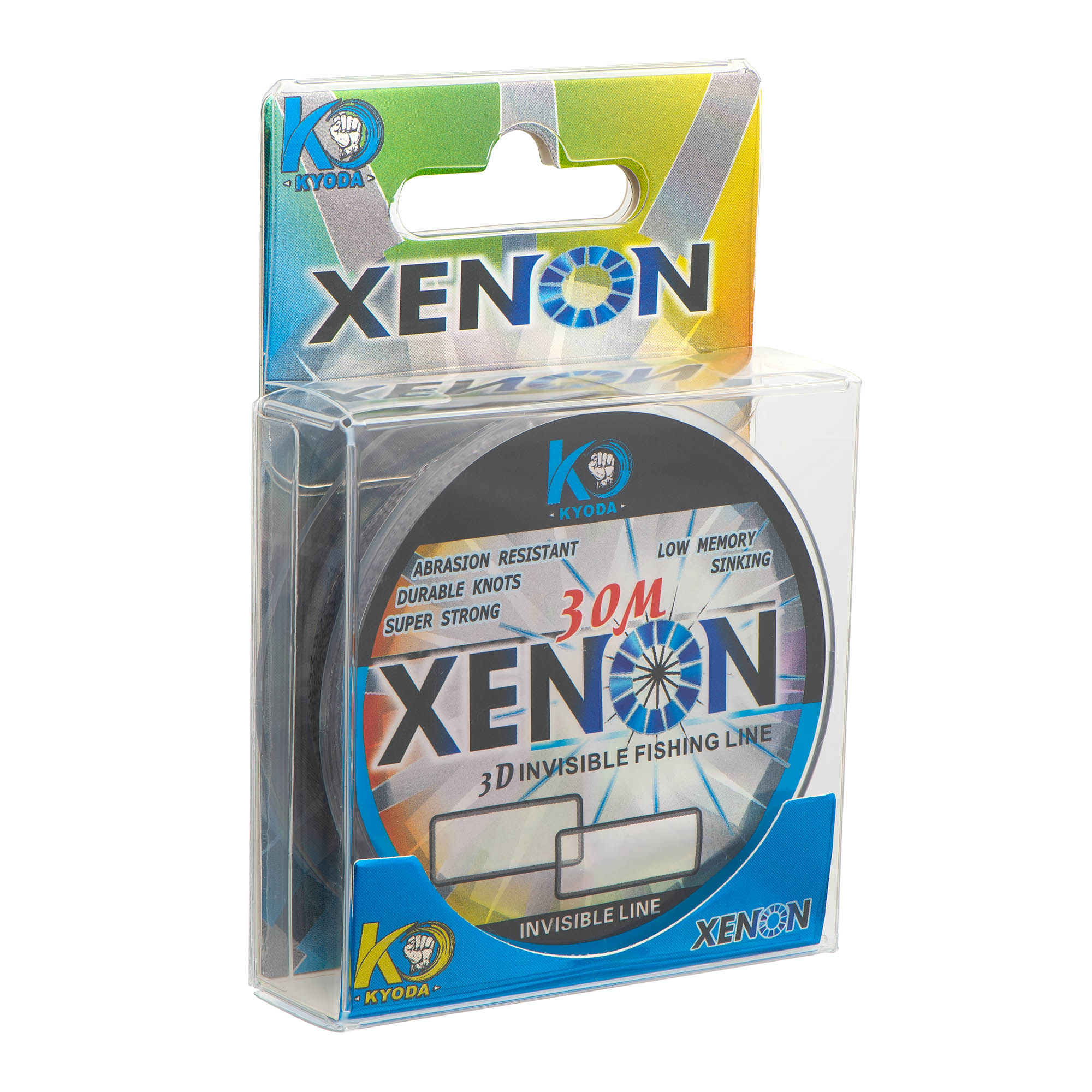 Леска KYODA XENON 3D, d - 0,08 мм, длина 30 м, разрывная нагрузка 0,90 кг (10 шт/упак) Леска KYODA XENON 3D, d - 0,08 мм, длина 30 м, разрывная нагрузка 0,90 кг (10 шт/упак)
