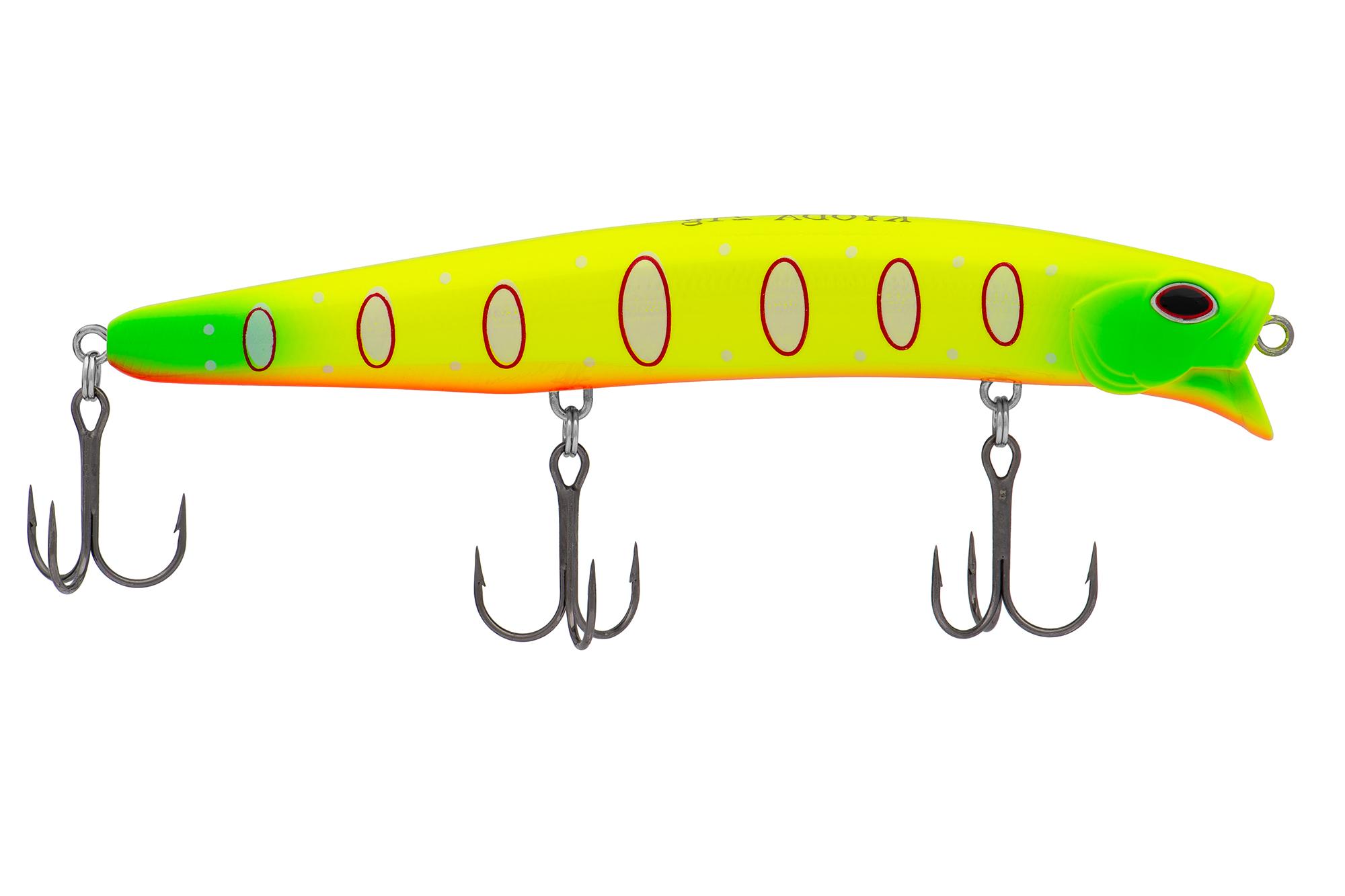 Воблер KYODA MEGA MINNOW-125F, длина 125 мм, вес 21,0  гр, цвет P1952, заглубление 0 - 0,8 м.