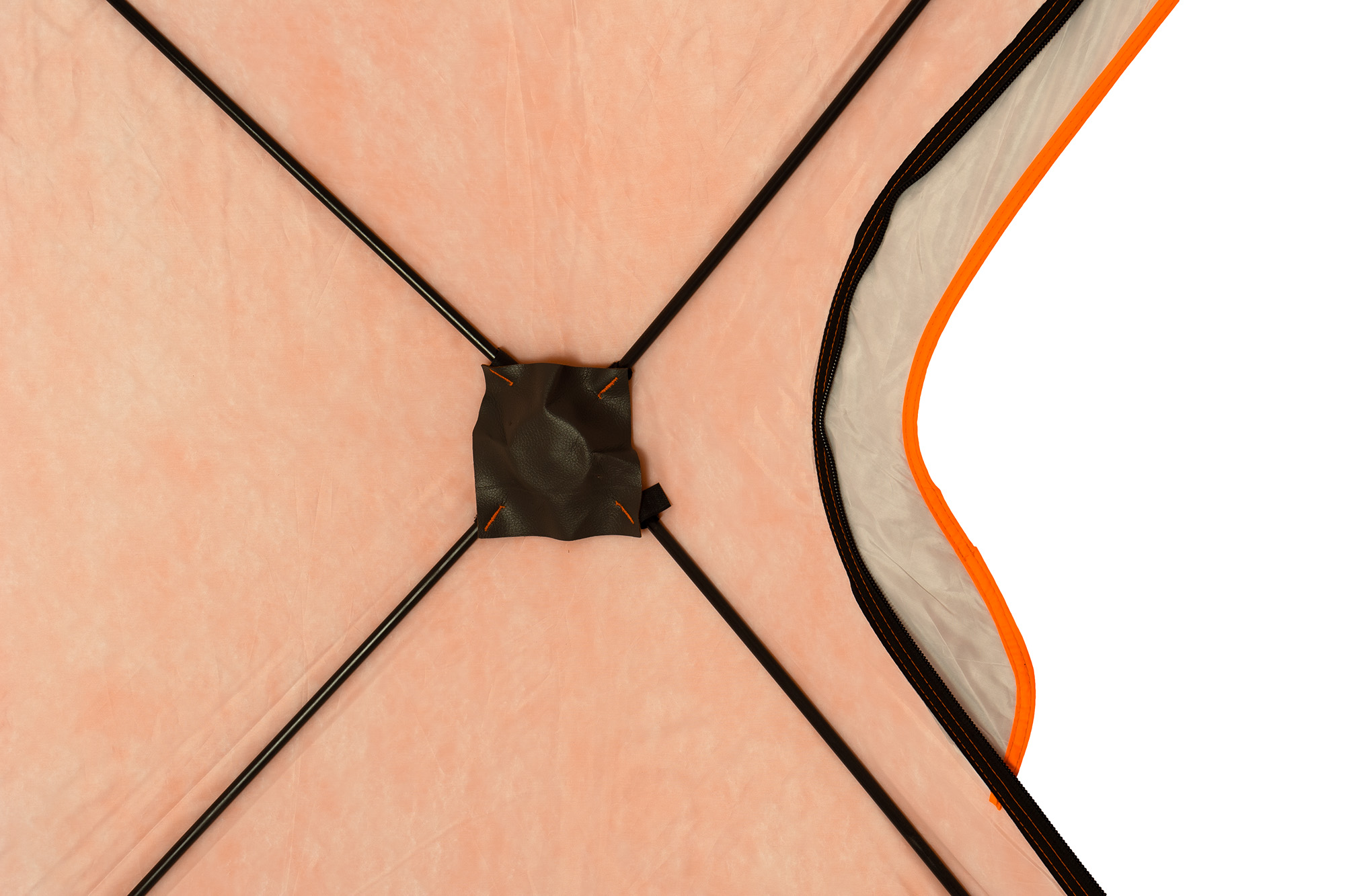 Палатка Куб "CONDOR" зимняя утепленная 2,4 х 2,4 х 2,15 оранжевый Палатка Куб "CONDOR" зимняя утепленная 2,4 х 2,4 х 2,15 оранжевый