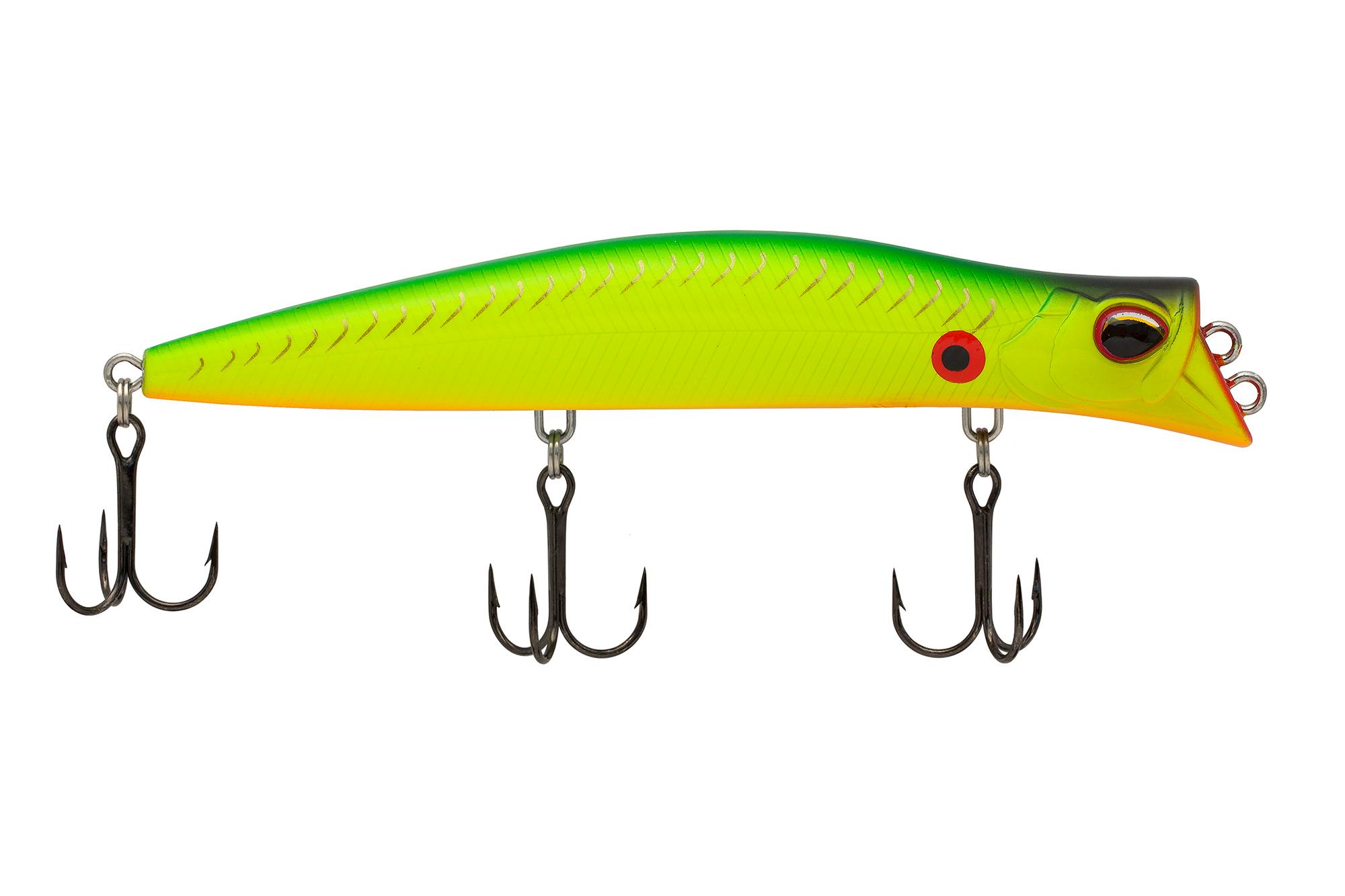 Воблер KYODA POCKY MINNOW-130F, длина 130 мм, вес 17,5  гр, цвет P692 заглубление 0,1 - 0,2 м.