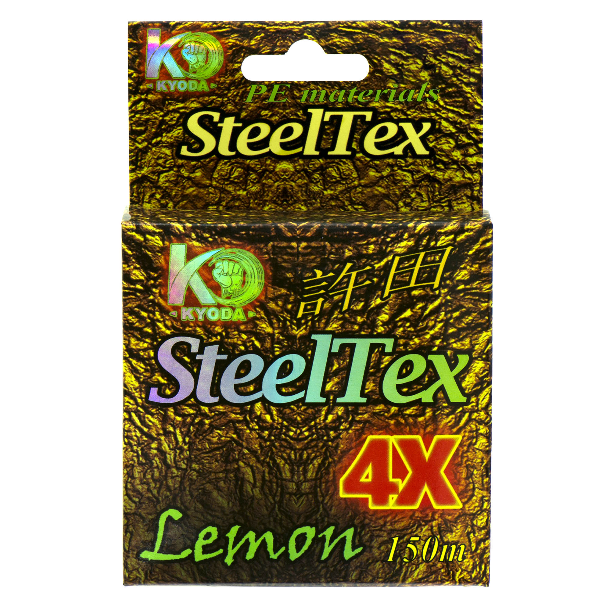 SteelTex green 4X d-0,37 мм, L-150 м, цвет лимон, разрывная нагрузка 25,50 кг SteelTex green 4X d-0,37 мм, L-150 м, цвет лимон, разрывная нагрузка 25,50 кг
