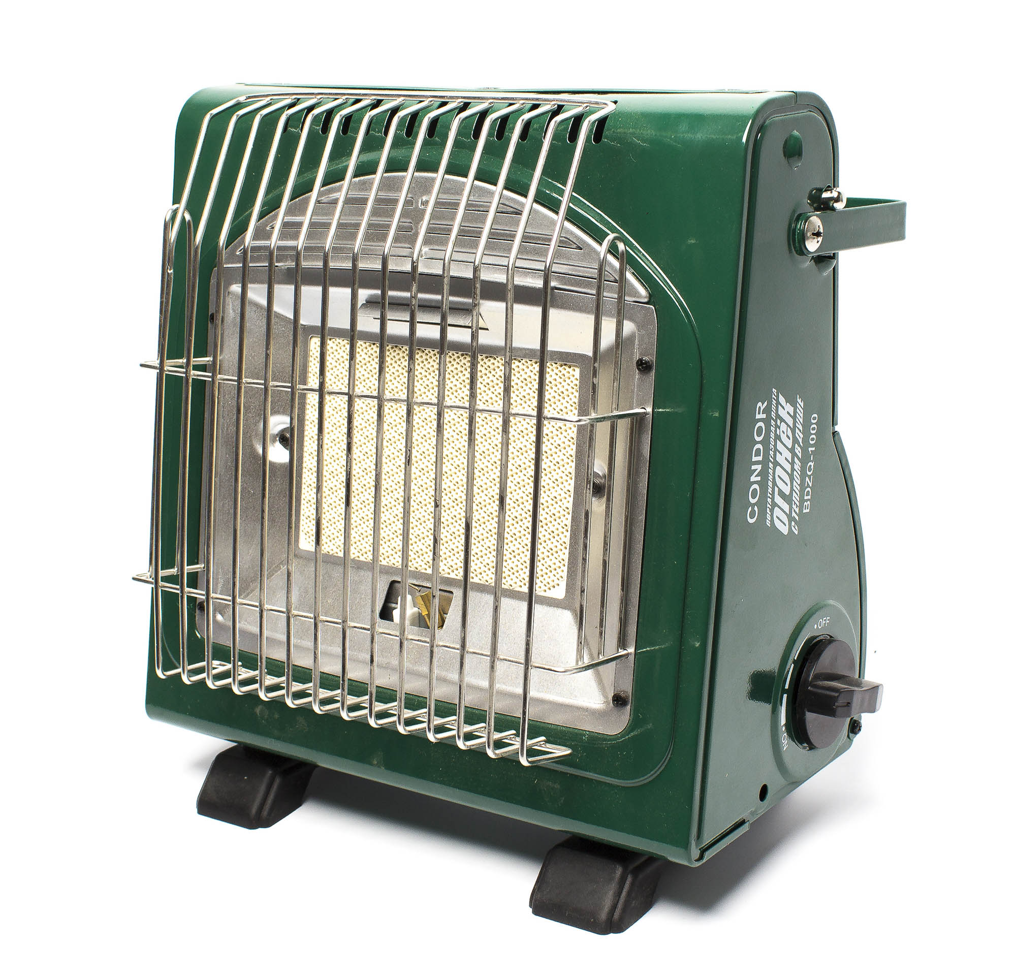 Обогреватель портативный газовый с переходником д/газового баллона BDZQ-1000